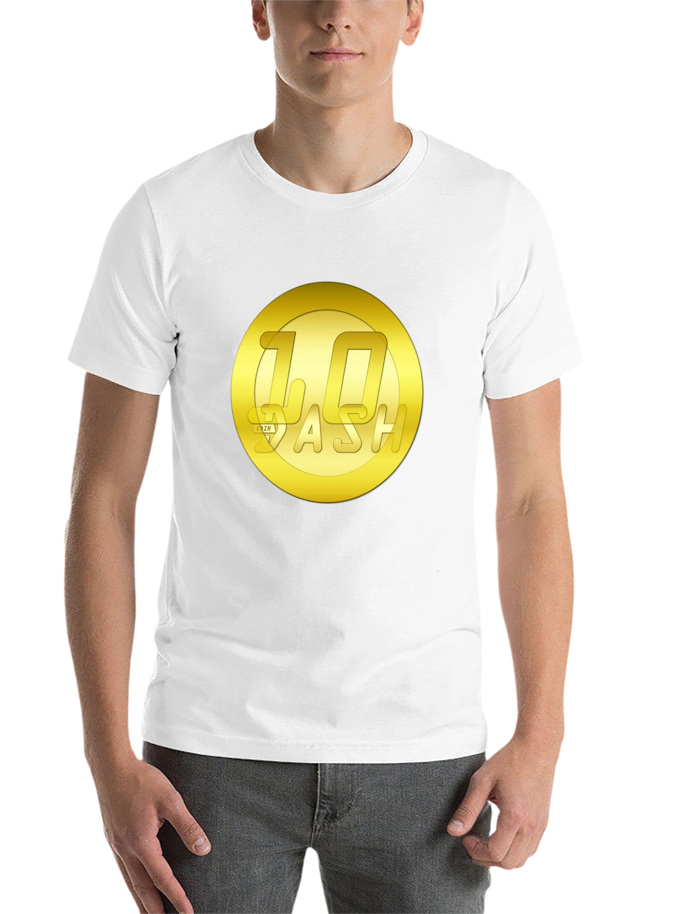 Black 10 Dash Coin T-Shirt - Crypto Currency Tee view 14