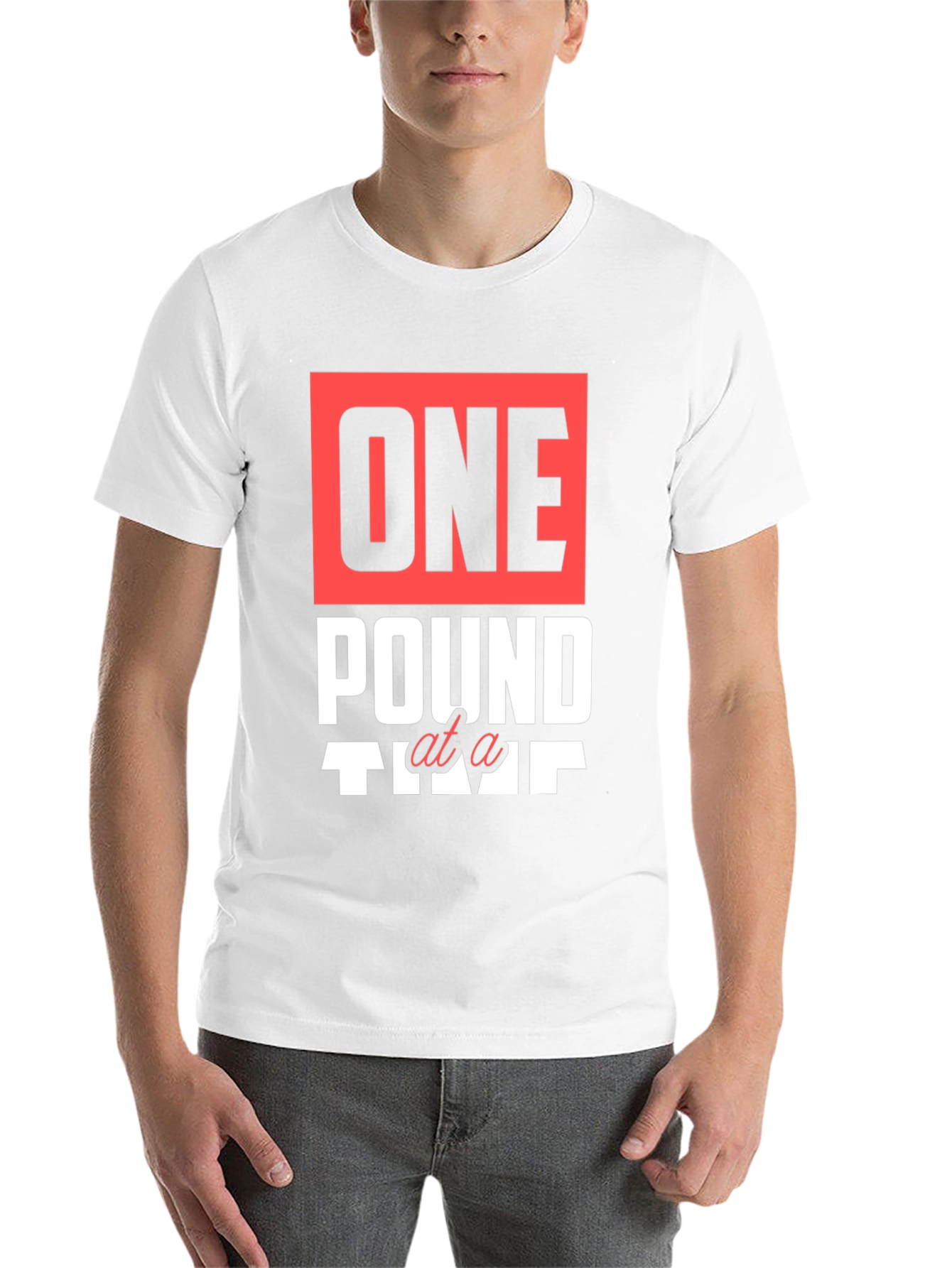 Black One Pound at a Time Graphic T-Shirt view 14
