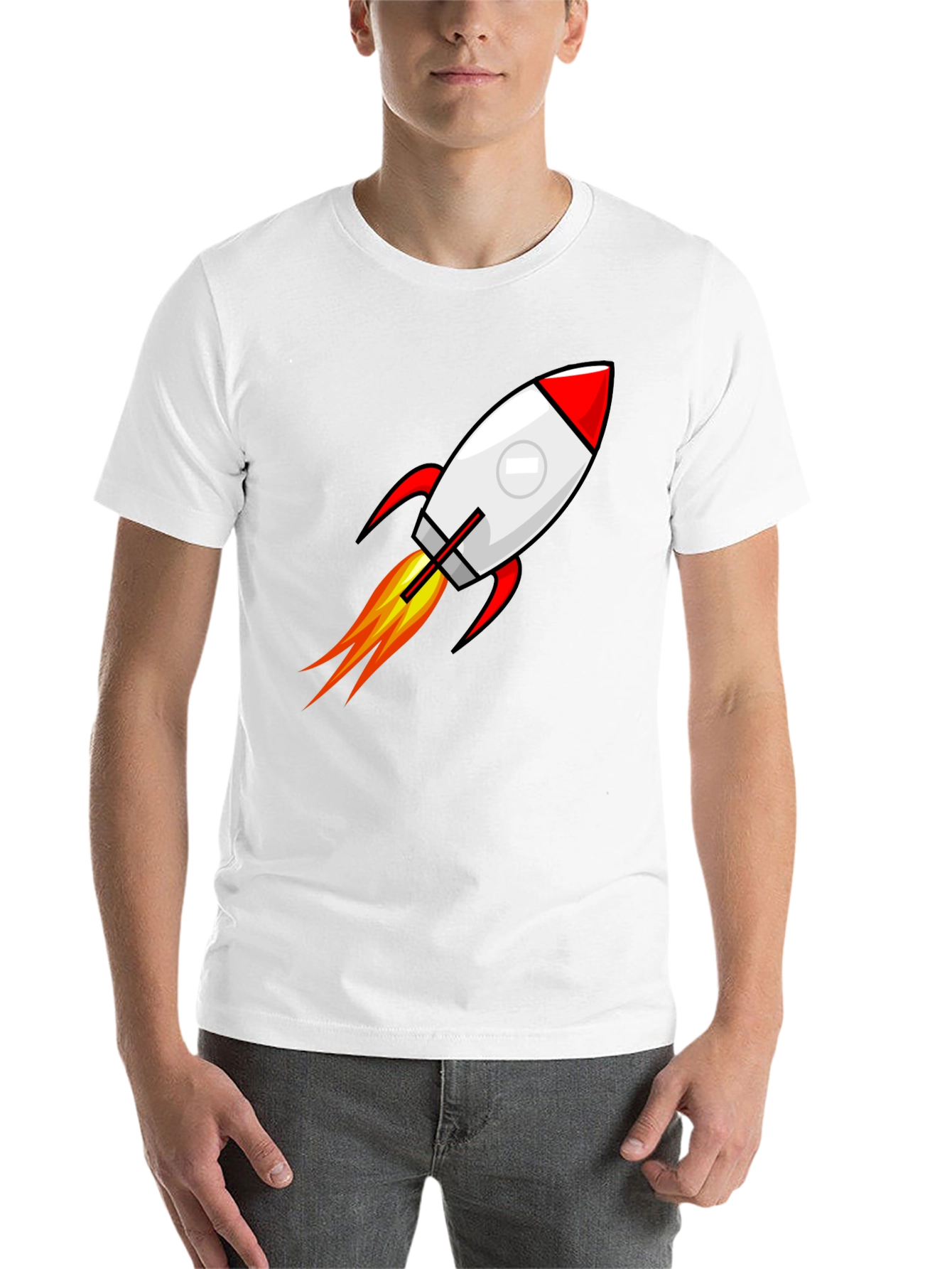 Black Rocket Launch T-Shirt - Blast Off in Style! view 14