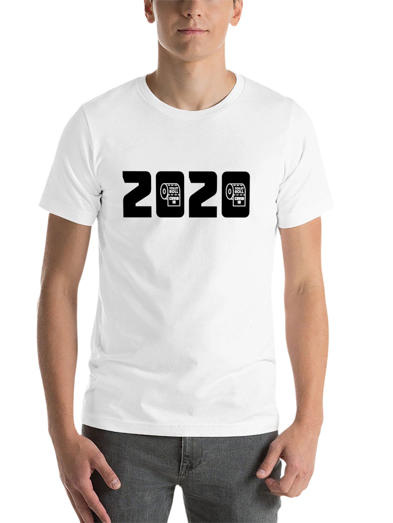 Black 2020 Toilet Paper Covid-19 T-Shirt view 14