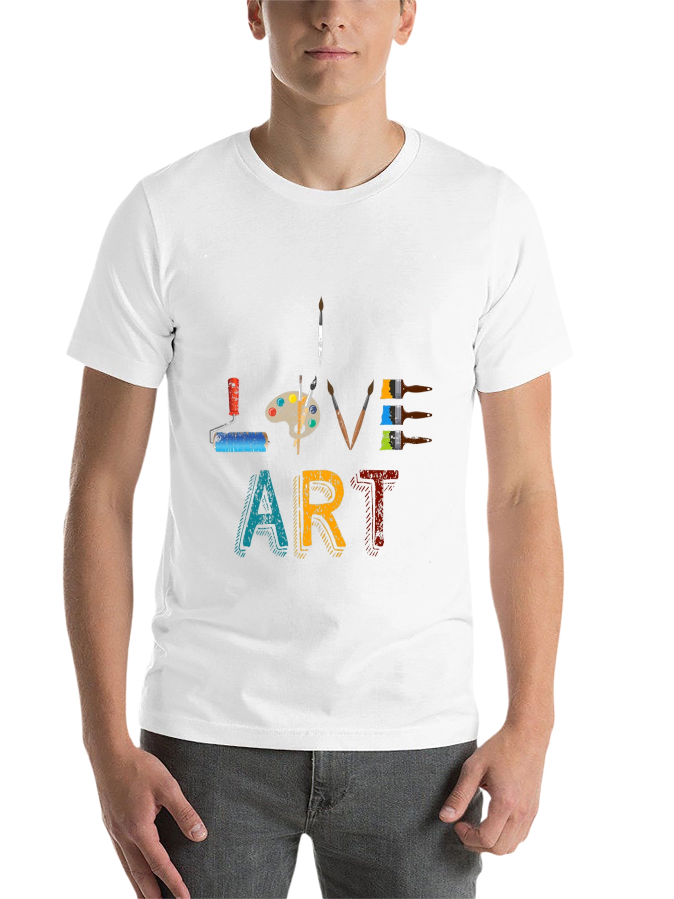 Love Art Graphic Tee - Artistic Design T-Shirt - 14