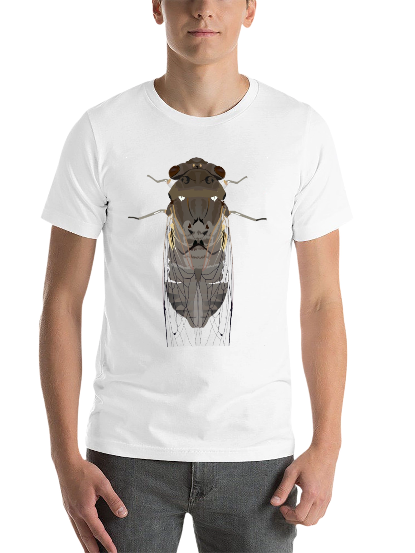 Black Cicada Graphic Tee - Entomologist Apparel view 14