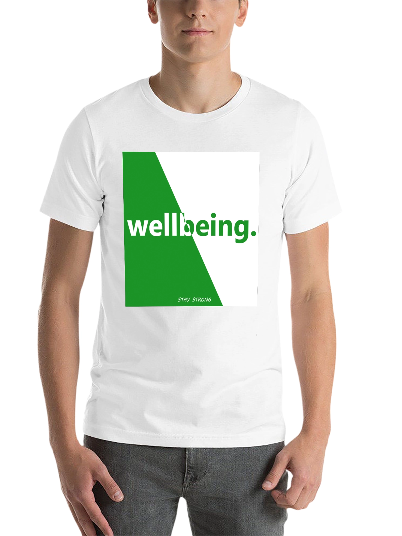 Black Wellbeing Graphic Print Crew Neck T-Shirt view 14