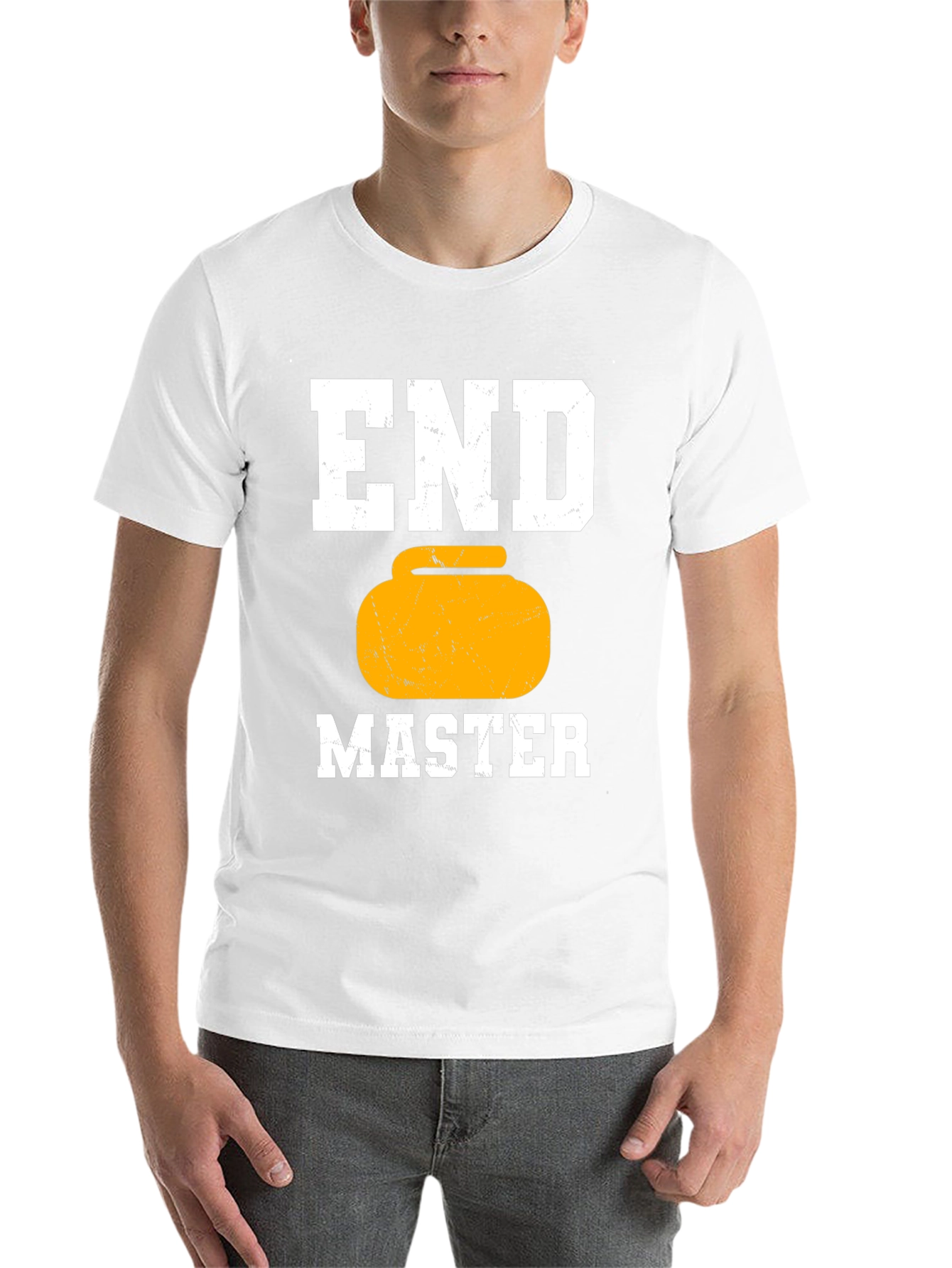 Black End Master Curling T-Shirt - Game Day Apparel view 14