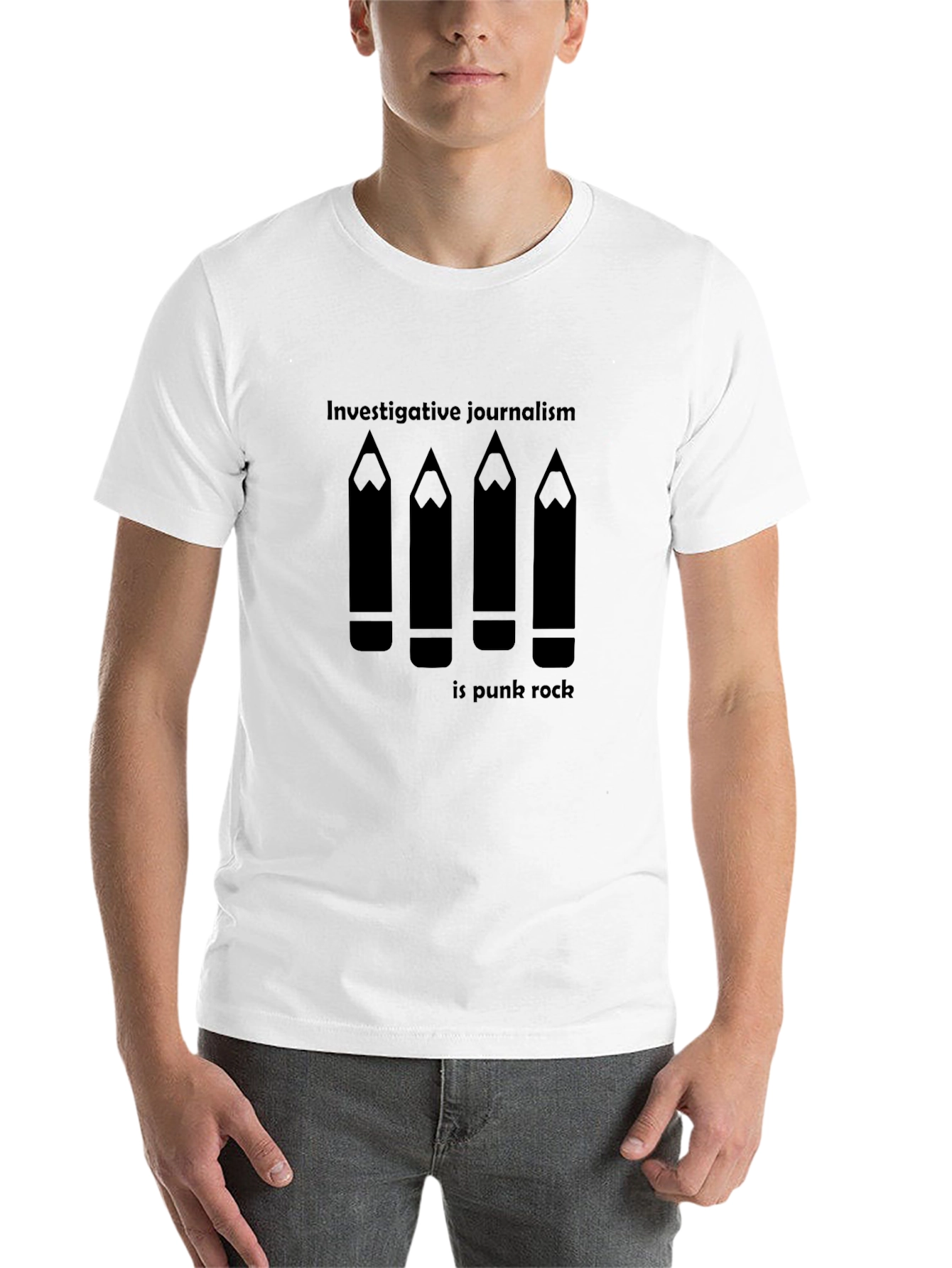 Black Investigative Journalism Is Punk Rock T-Shirt view 14