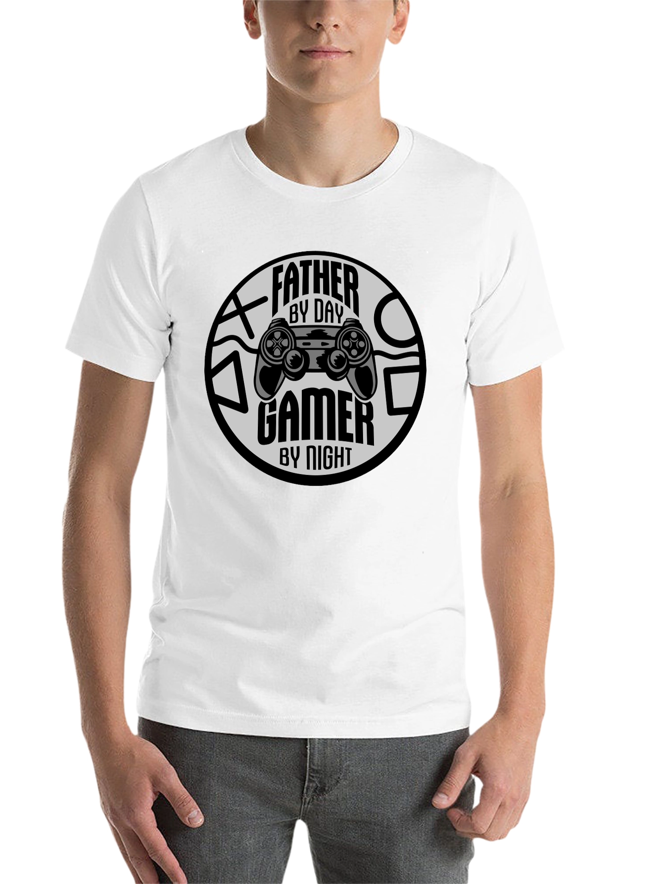 Black Father By Day Gamer By Night T-Shirt view 14