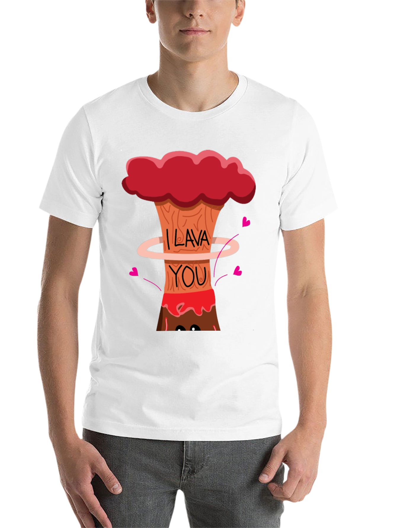 Black I Lava You Graphic Tee - Volcanic Love! view 14