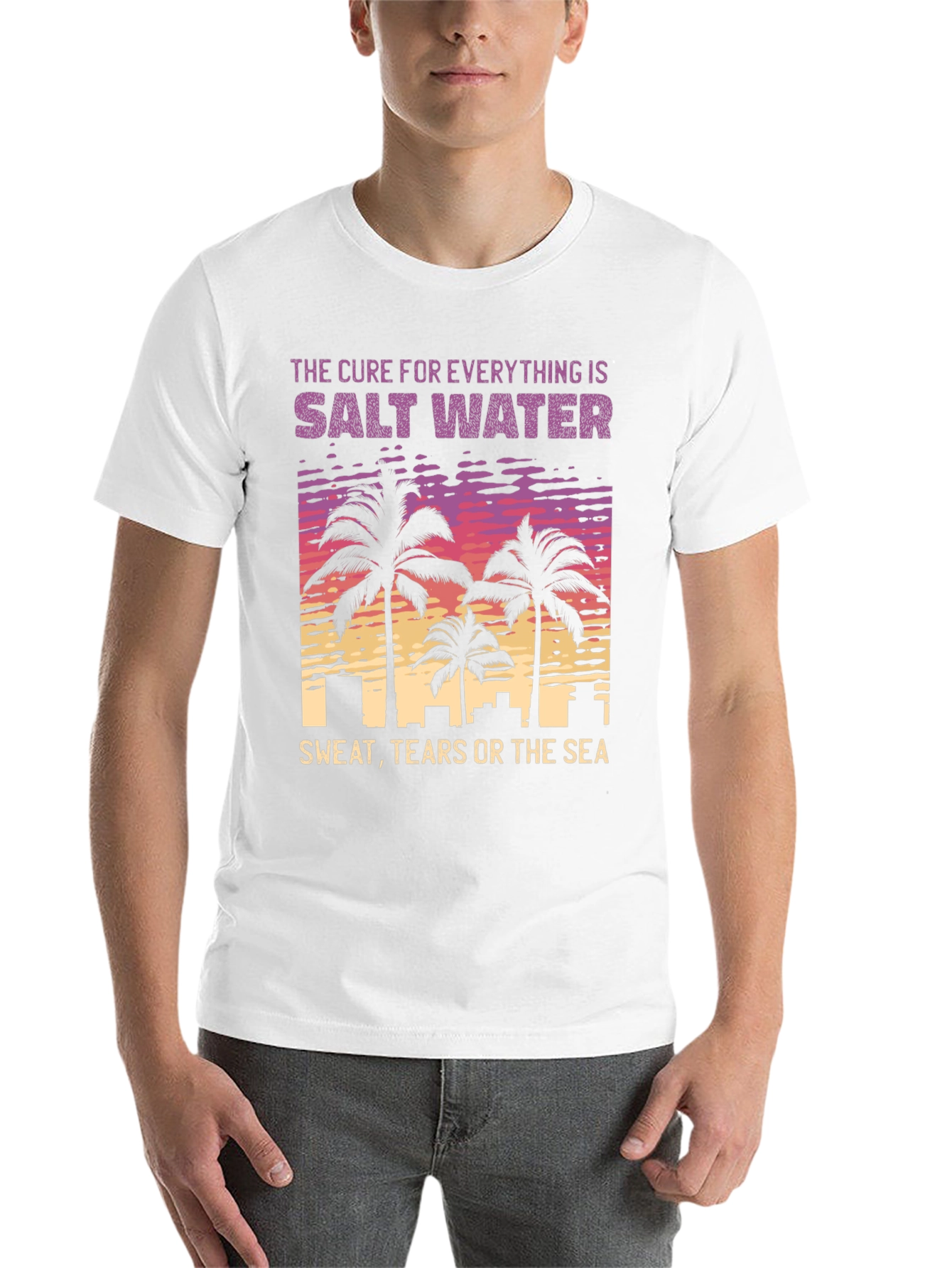 Black Salt Water Cure T-Shirt - Beach Lover Tee view 14