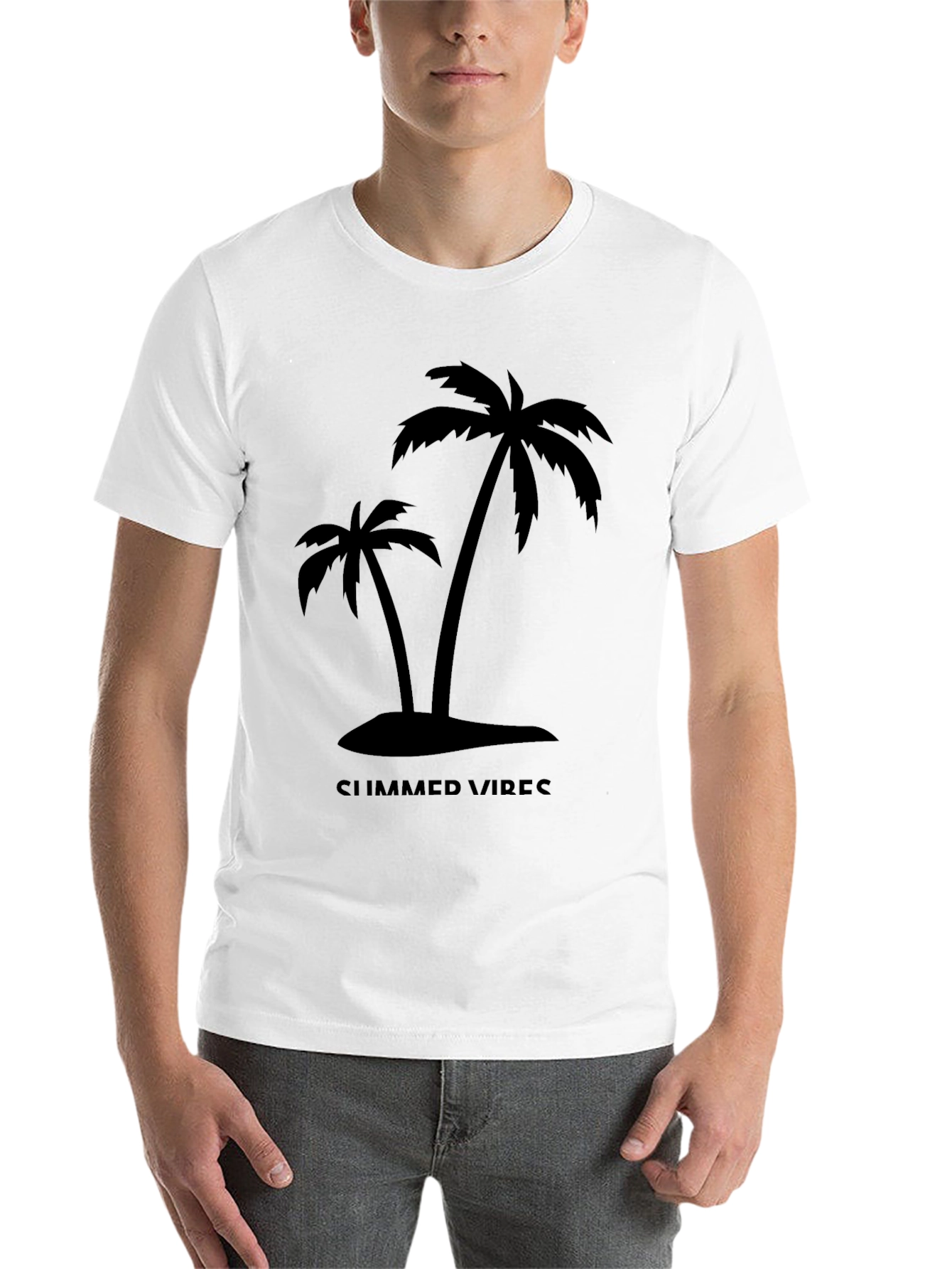 Black Summer Vibes Graphic Tee view 14