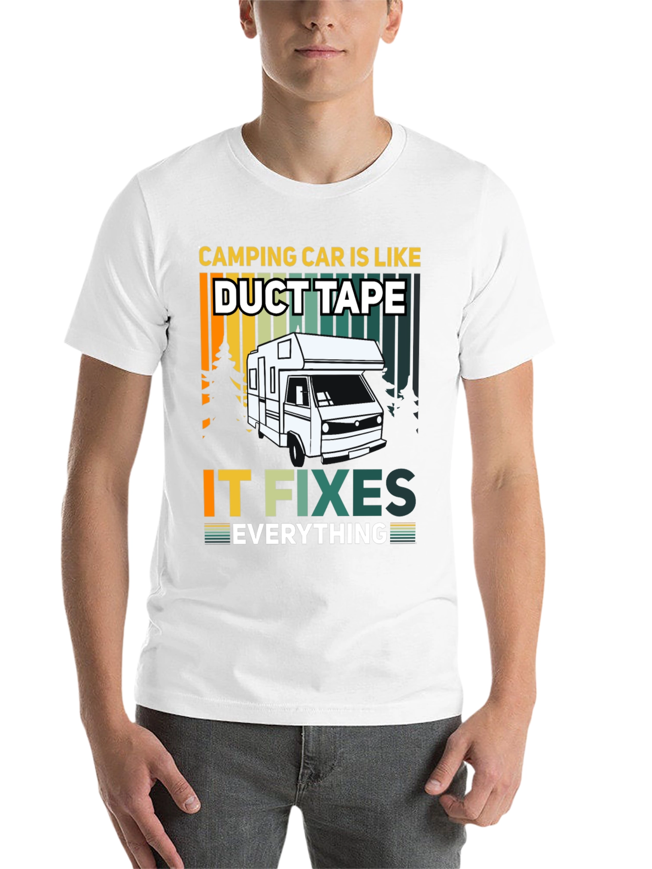Camping Car Fixes Everything T-Shirt - 14