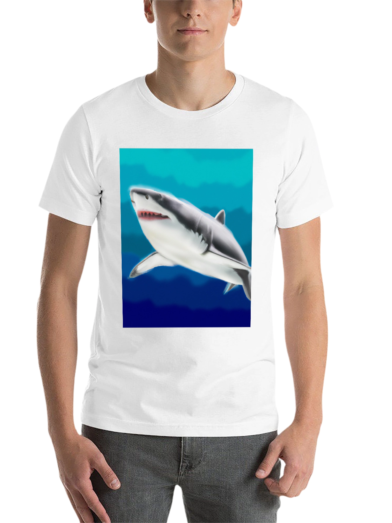 Black Shark Graphic Tee - Ocean Lover's Apparel view 14