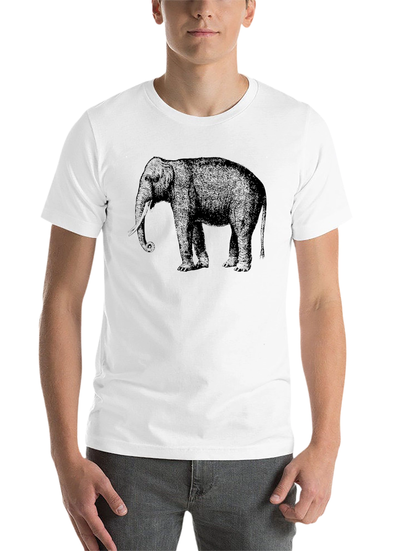 Black Elephant Graphic Tee - Classic Black view 14