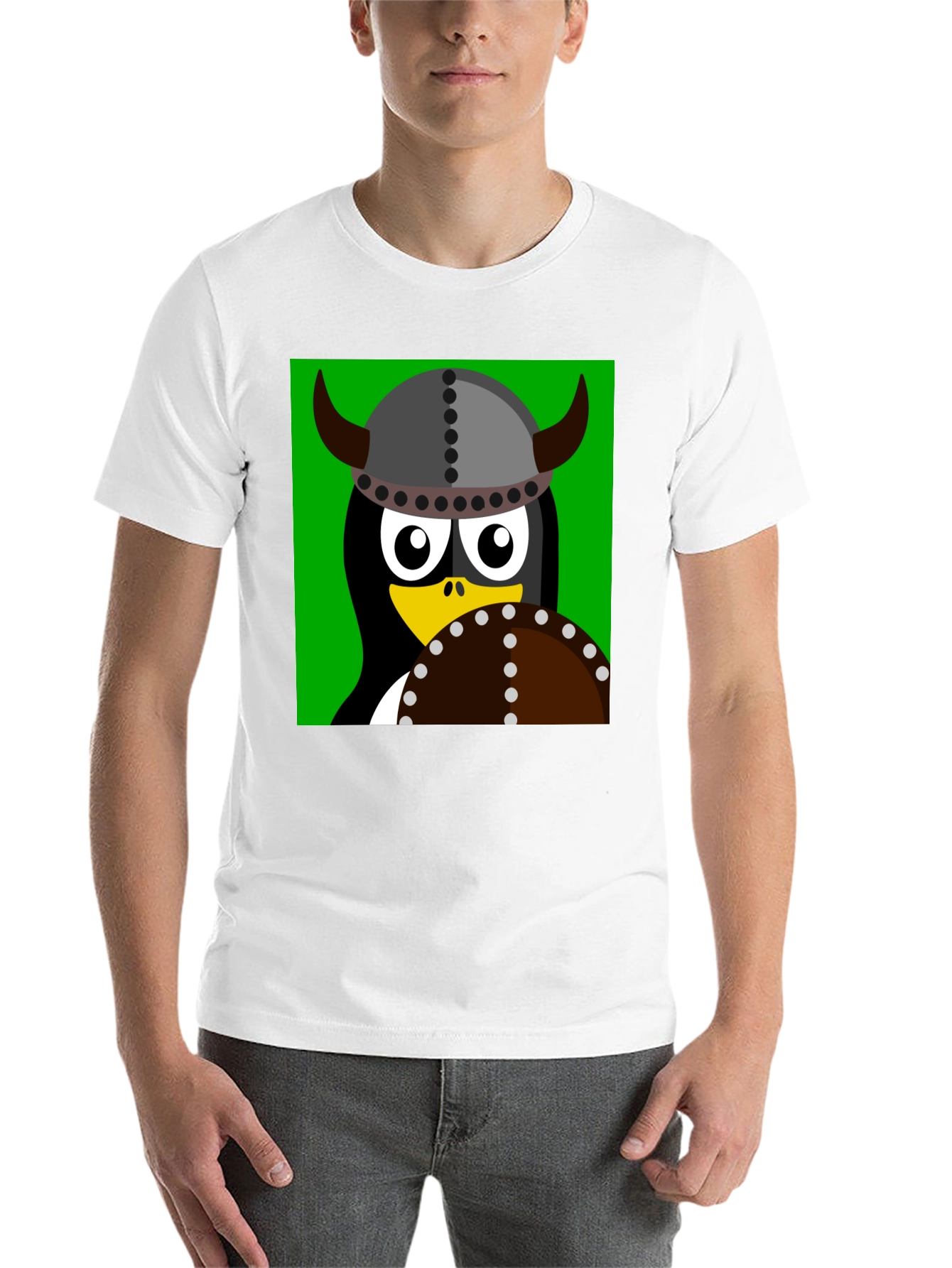 Black Viking Penguin Graphic T-Shirt - Black view 14