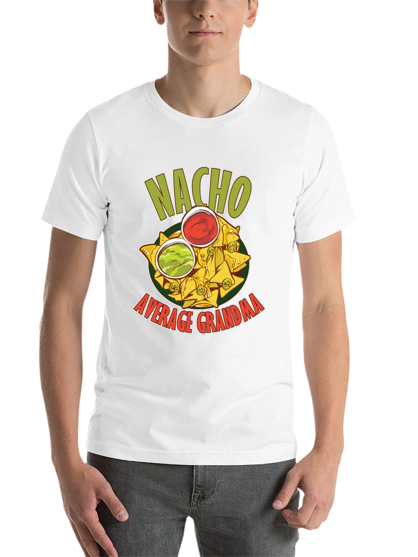 Black Nacho Average Grandma Graphic T-Shirt view 14