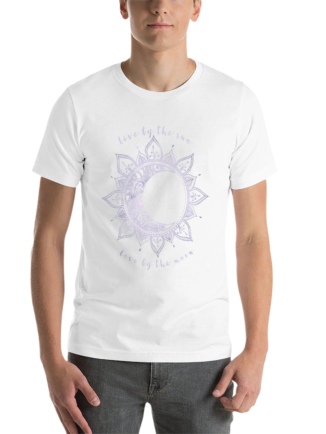 Black Sun & Moon Graphic Tee - Live by the Sun, Love by the Moon view 14