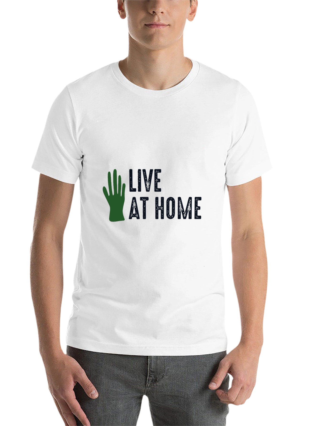 Black Live At Home T-Shirt view 14