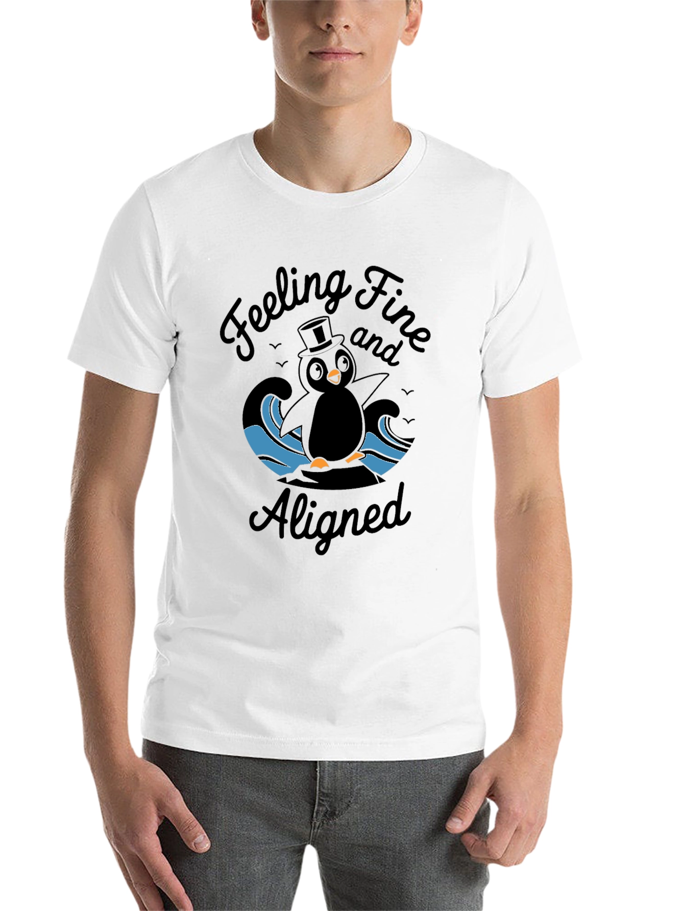 Black Feeling Fine Aligned T-Shirt view 14
