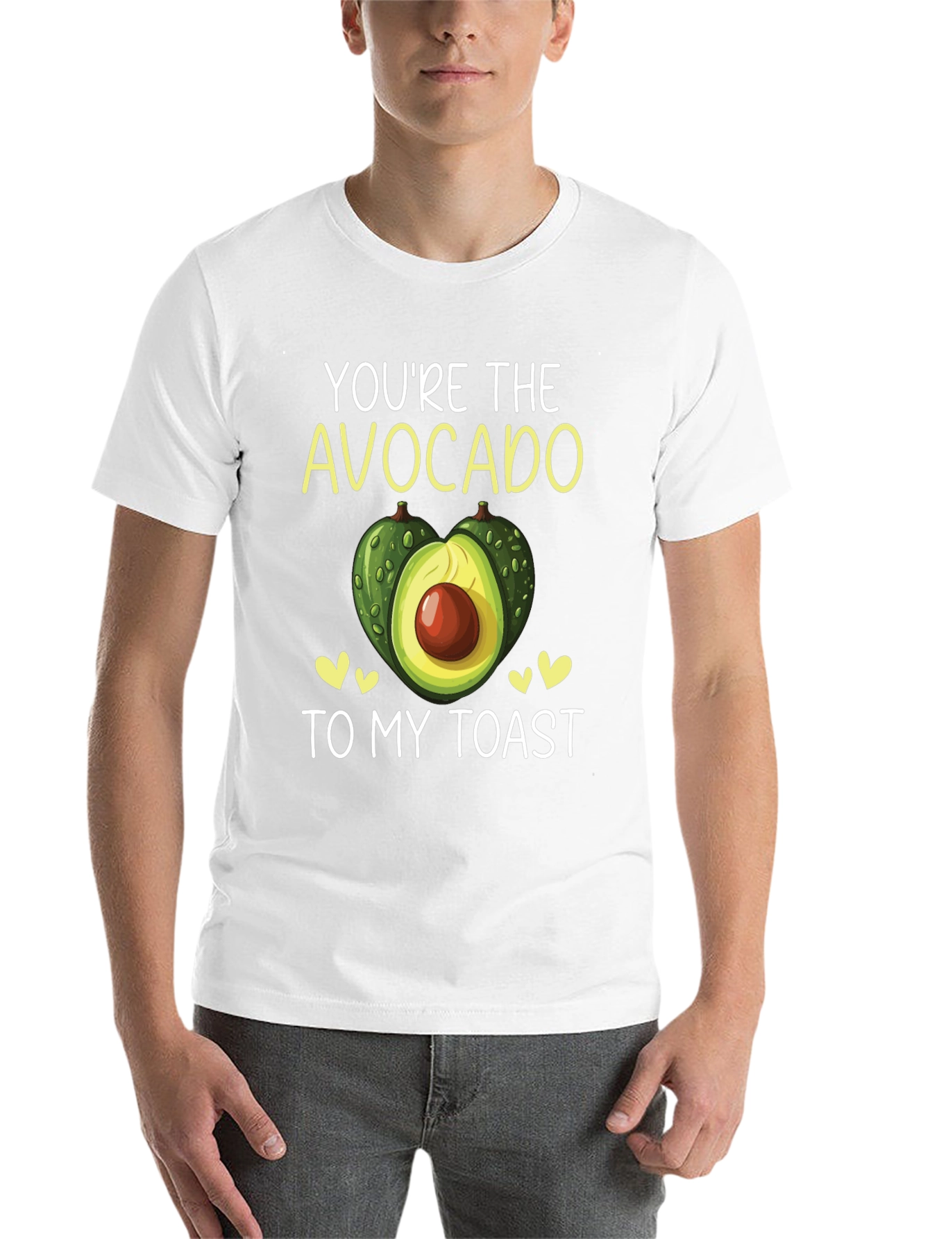 Black You're the Avocado to My Toast T-Shirt view 14