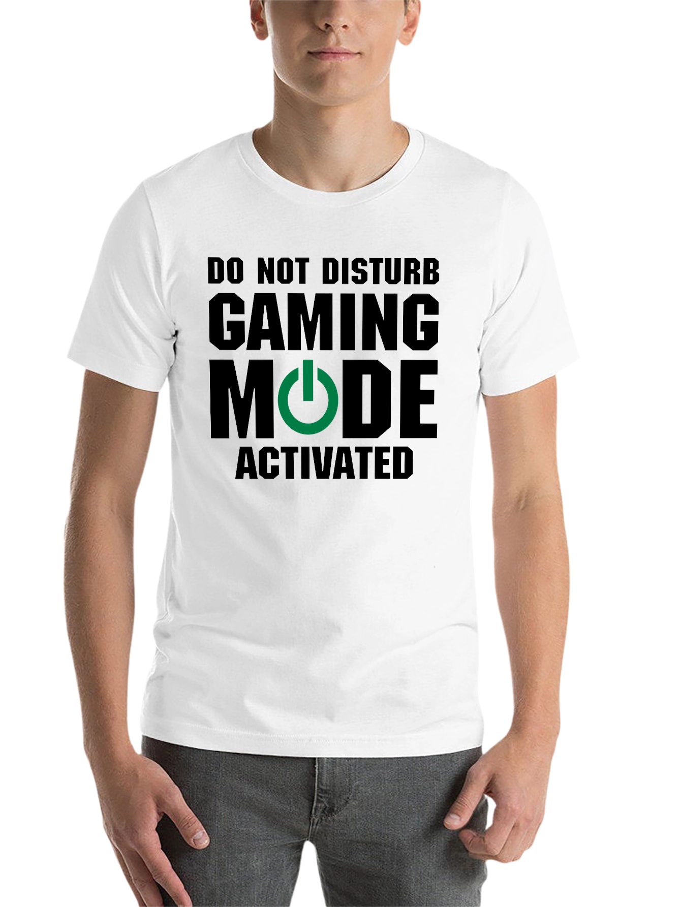 Black Gaming Mode Activated T-Shirt - Gamer Apparel view 14