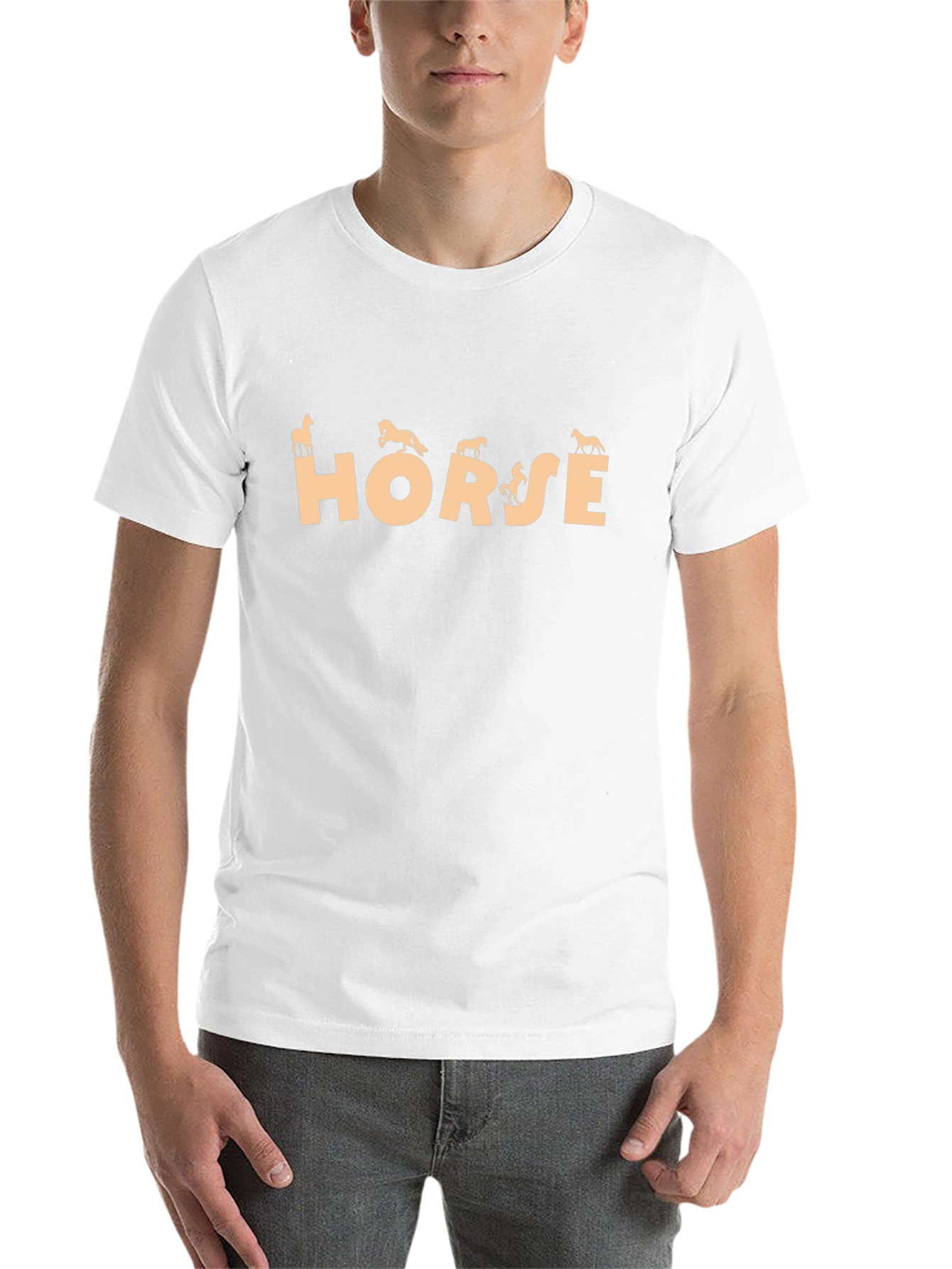 Black Horse Graphic Print Black Tee view 14