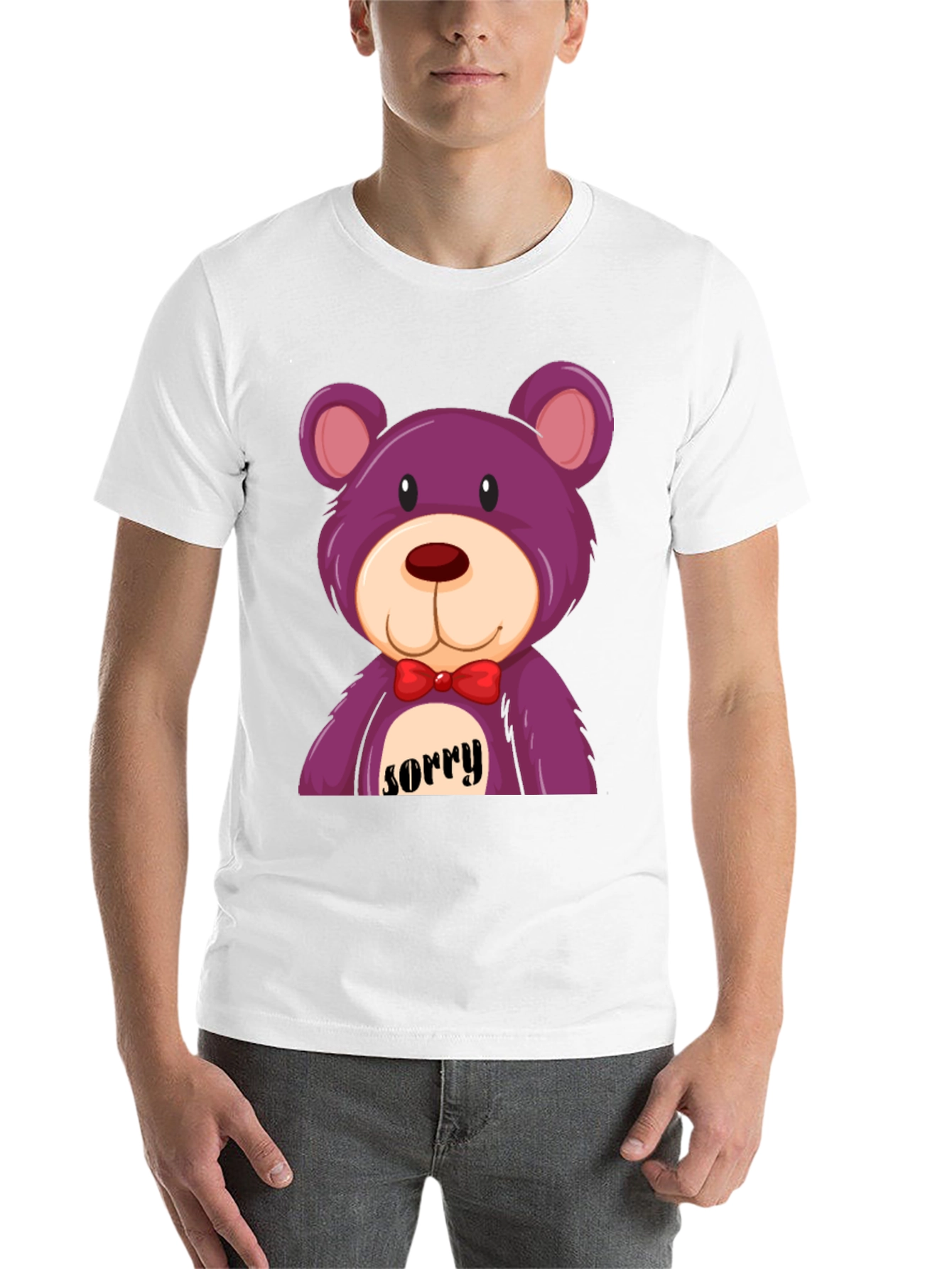 Black Sorry Bear T-Shirt view 14