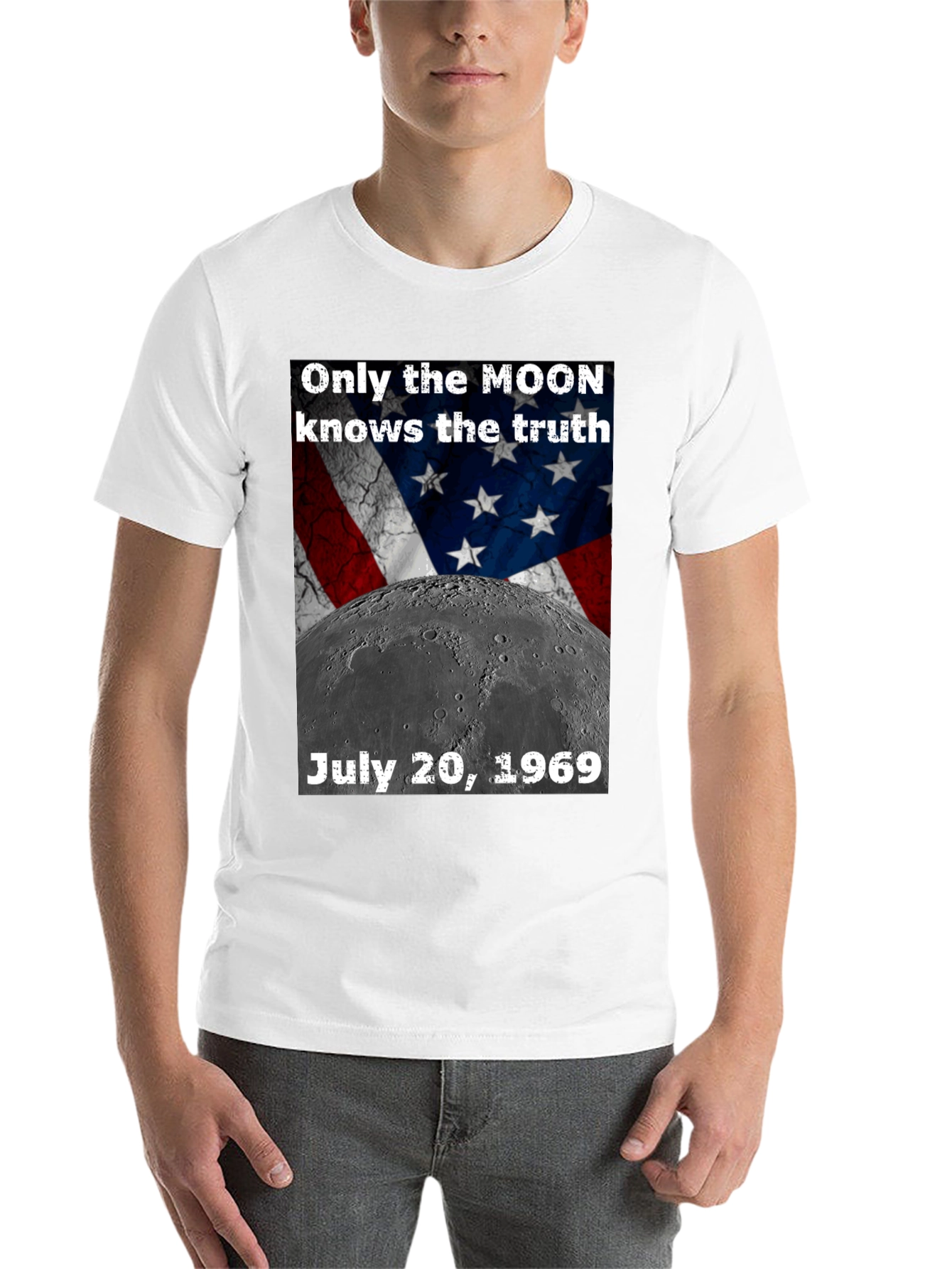 Black Moon Landing Conspiracy T-Shirt view 14