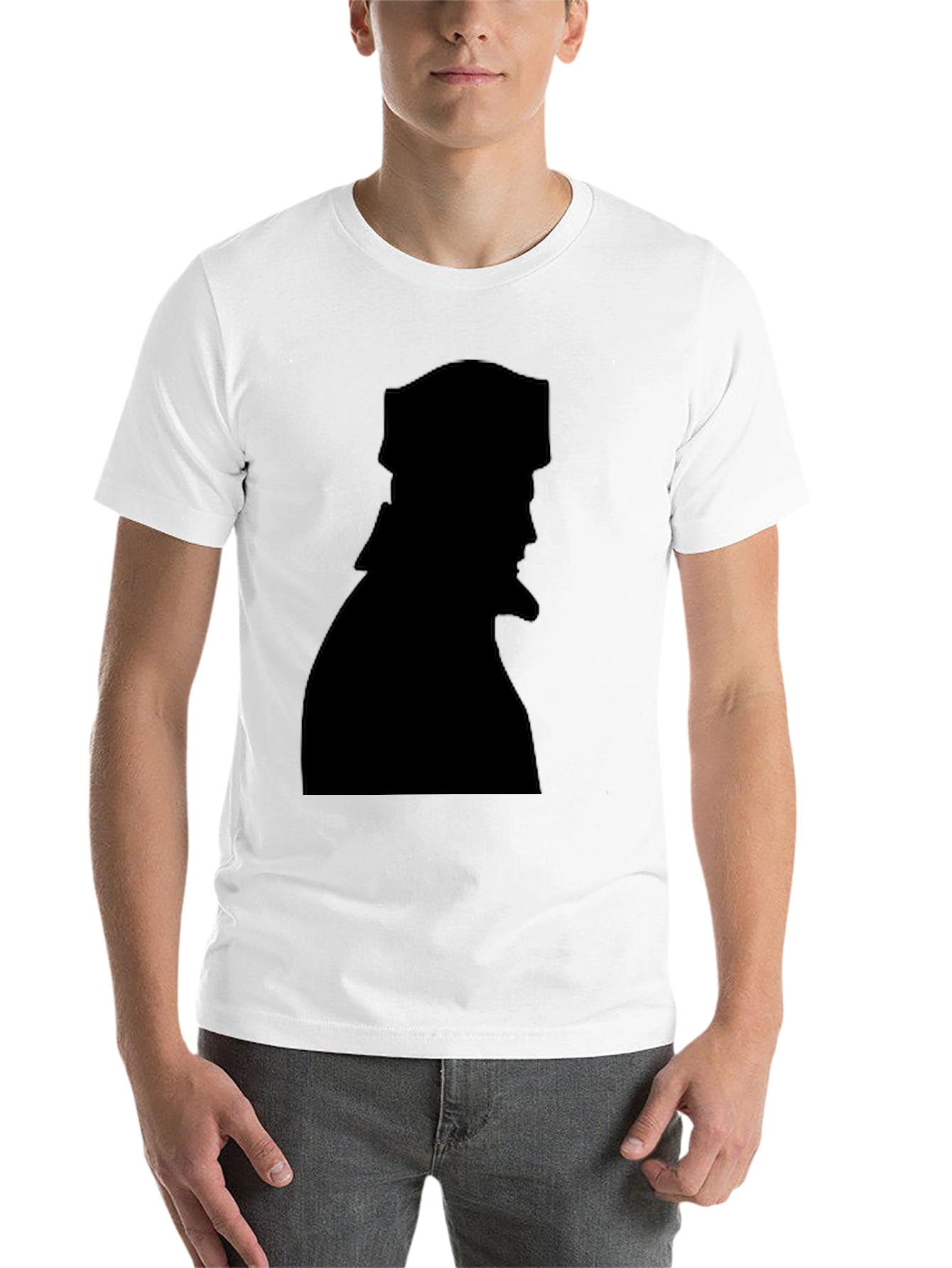 Black Silhouette Graphic Tee - Black view 14