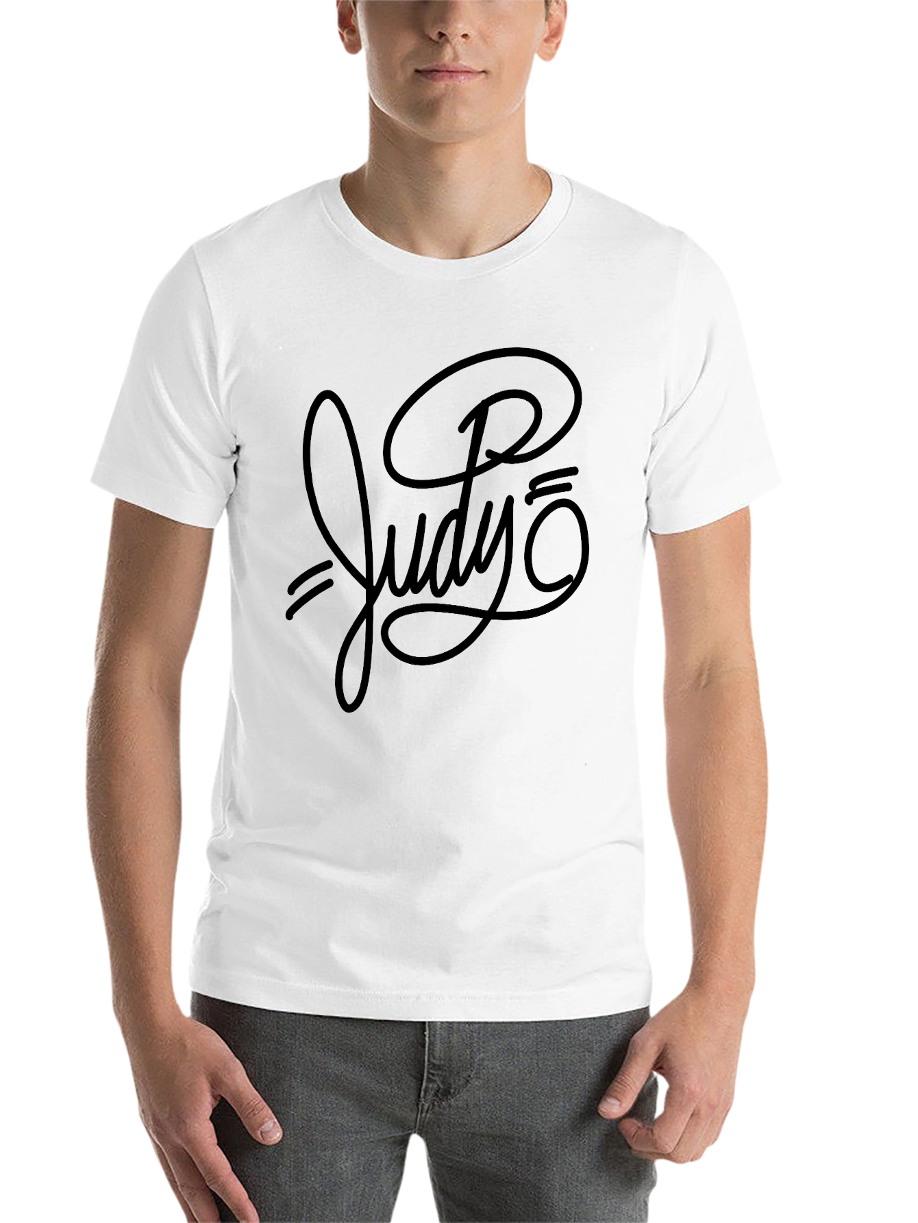 Judy Ō Graphic Tee - Stylish Black T-Shirt - 14