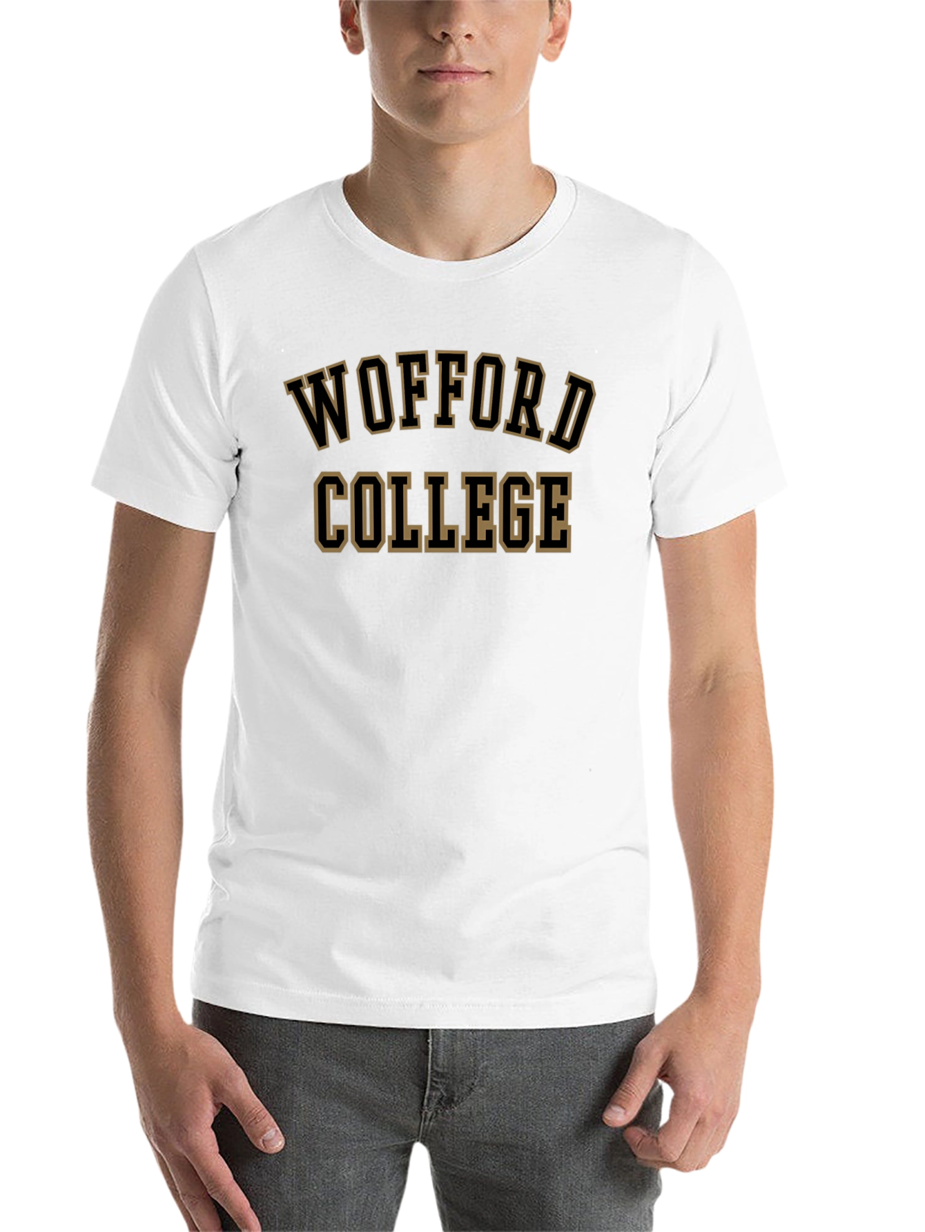 Black Wofford College T-Shirt Black view 14