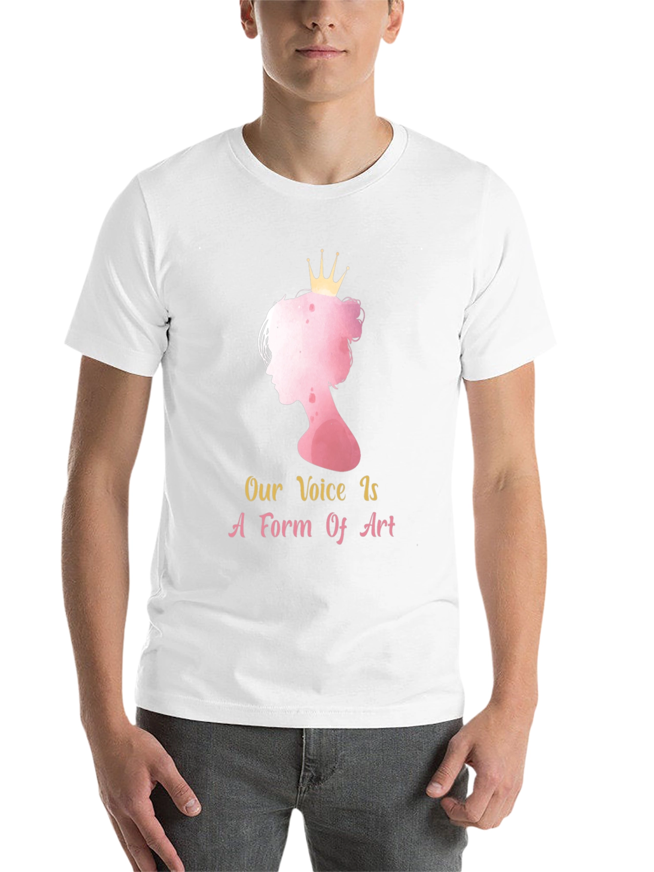 Black Feminist Art T-Shirt - Our Voice is Art view 14