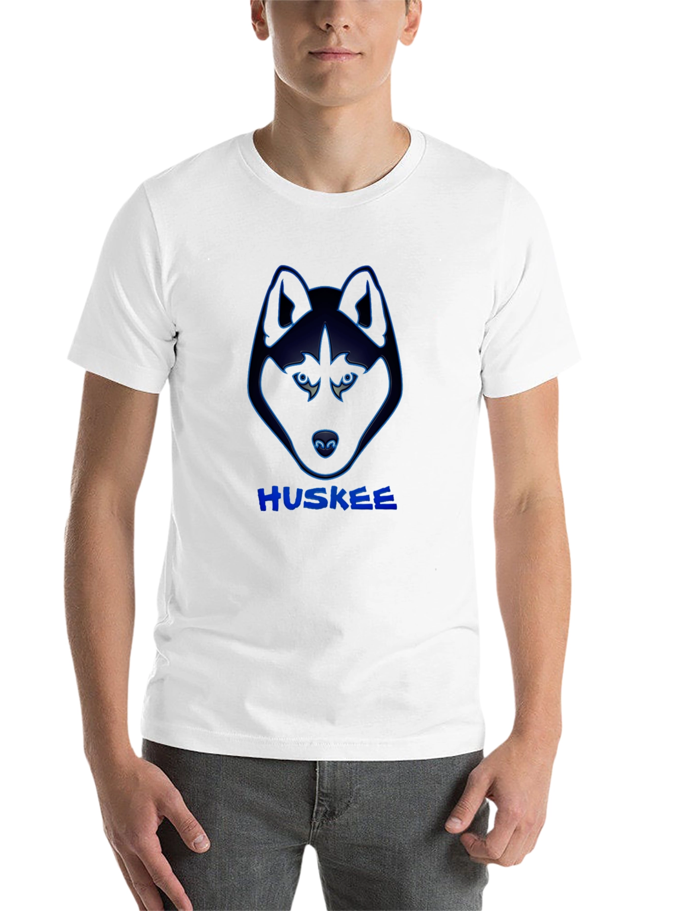 Black Huskee T-Shirt - Bold Graphic Print view 14