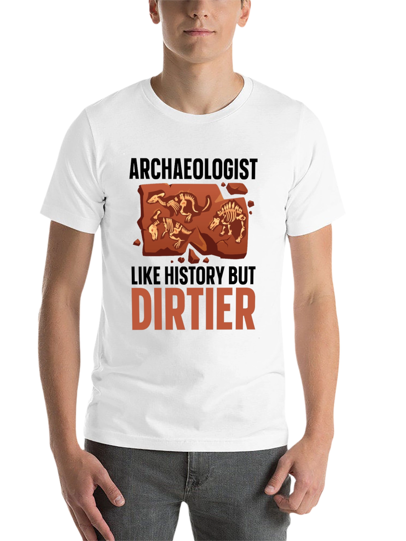 Black Archaeologist T-Shirt - History But Dirtier view 14