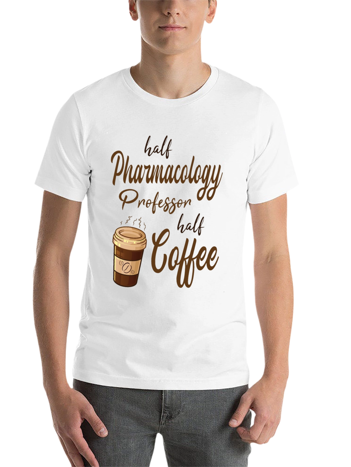 Black Pharmacology Professor Coffee Lover T-Shirt view 14