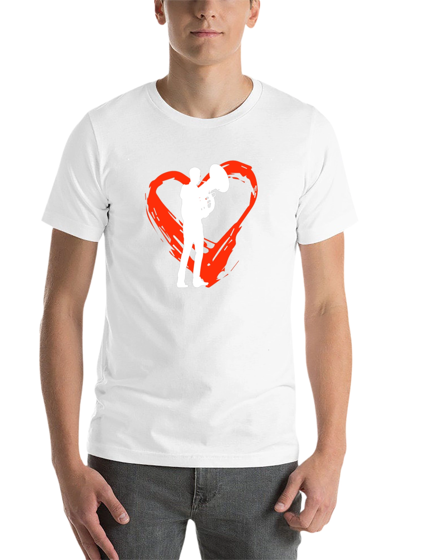 Black Tuba Heartbeat T-Shirt view 14