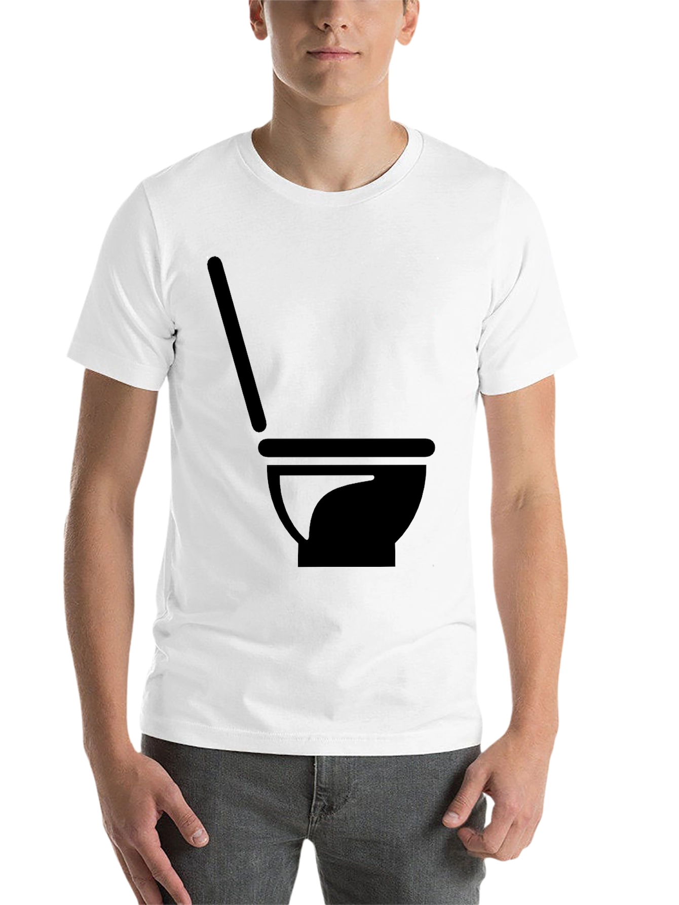 Men's Black Mortar & Pestle Graphic Tee - 14