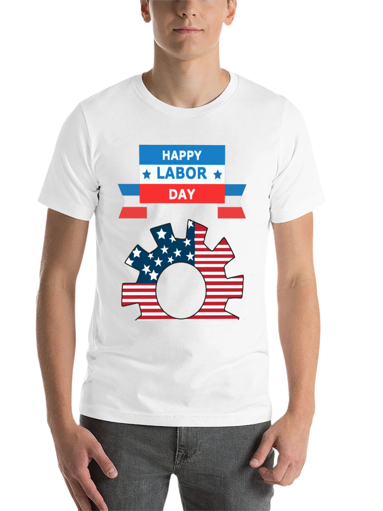 Black Happy Labor Day Patriotic Gear T-Shirt view 14