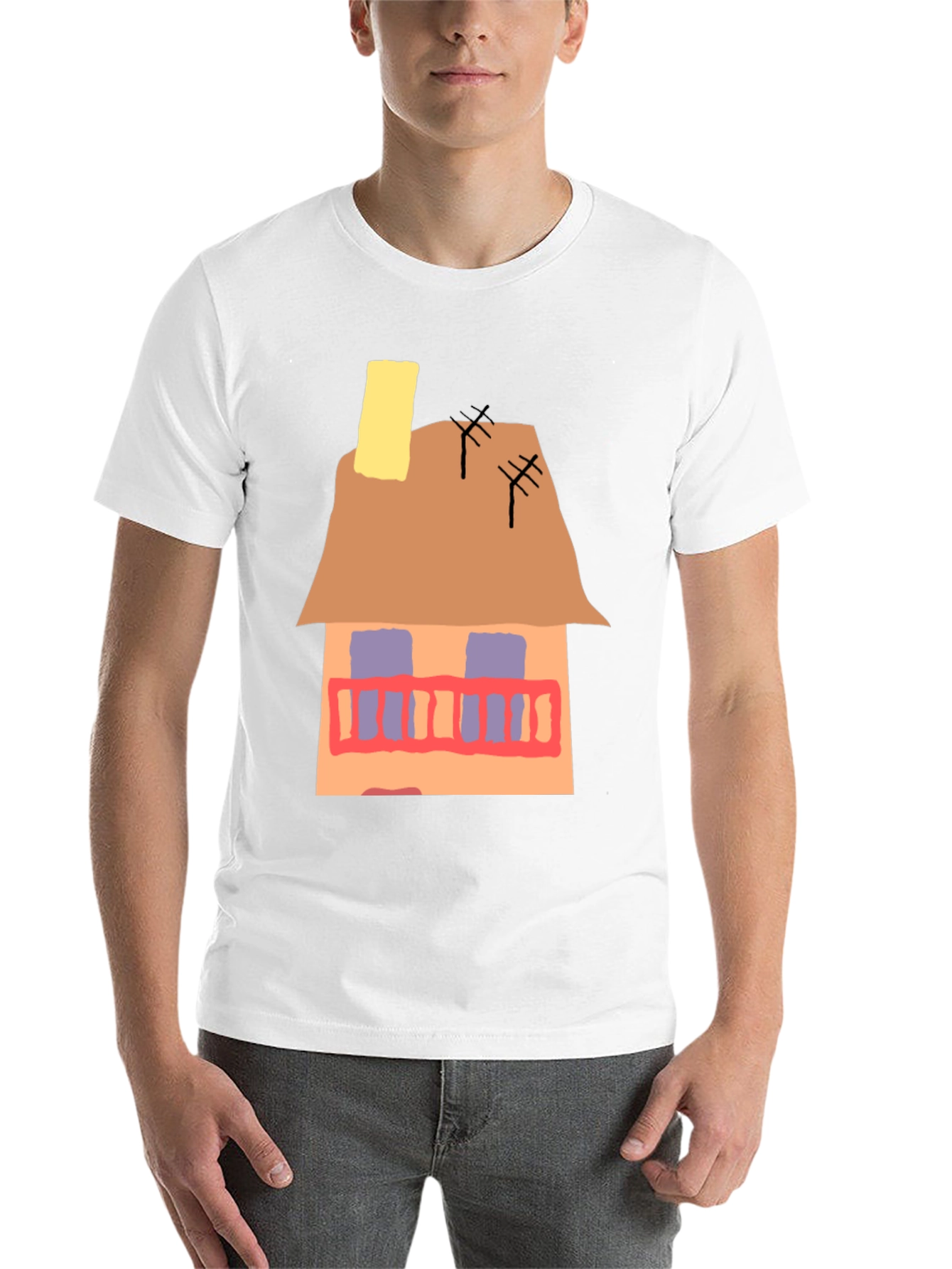 Black House Graphic T-Shirt - Unique Design view 14