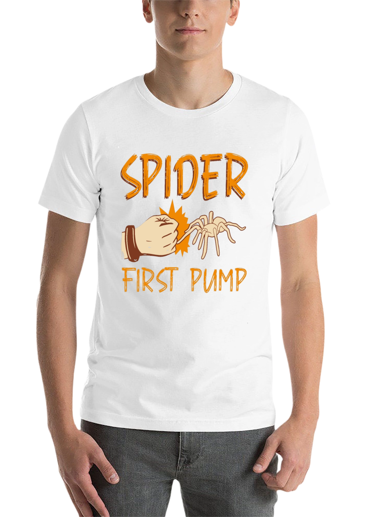 Black Spider First Pump Black Graphic T-Shirt view 14