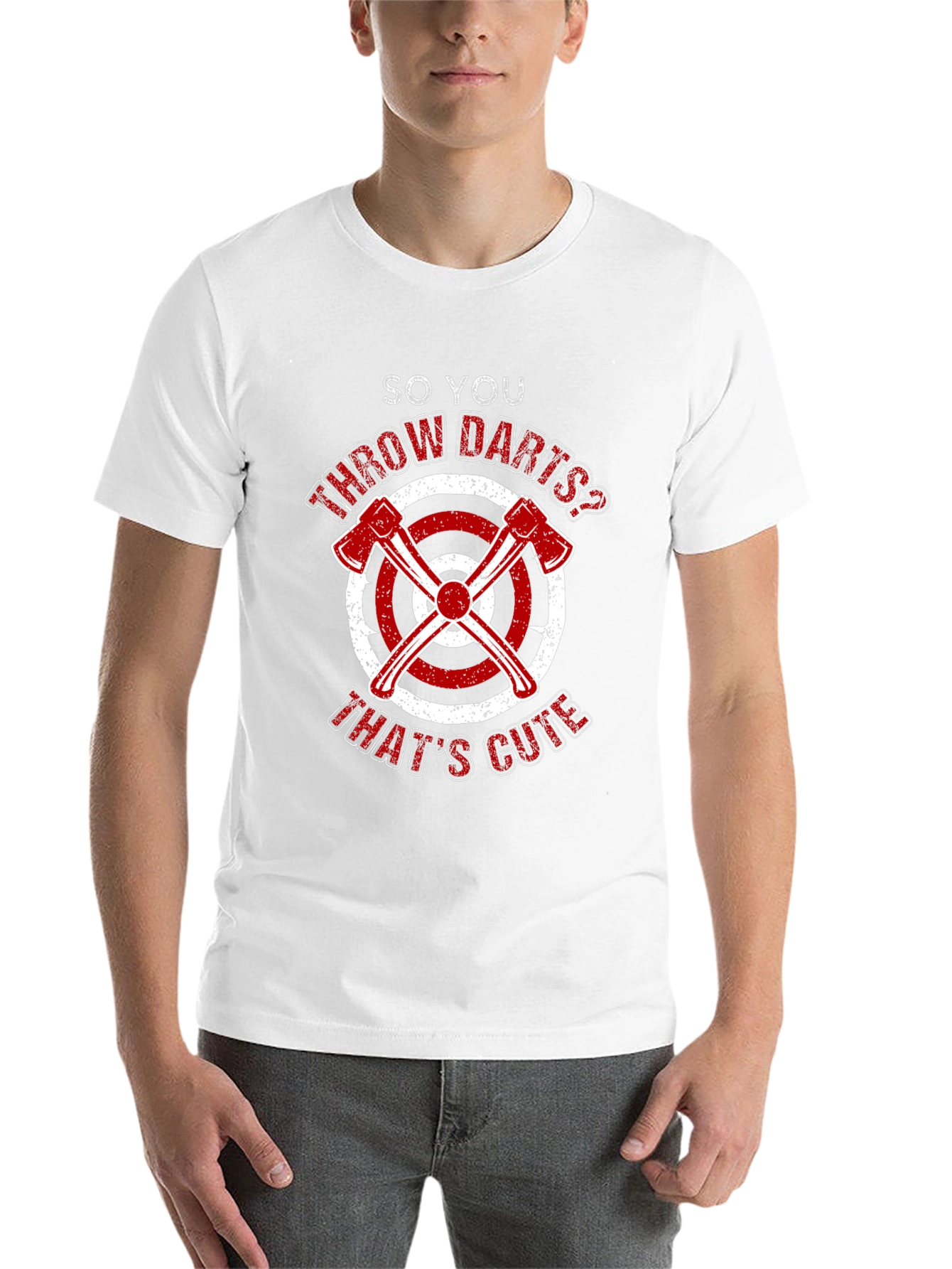 Black Axe Throwing Funny T-Shirt - So You Throw Darts? view 14