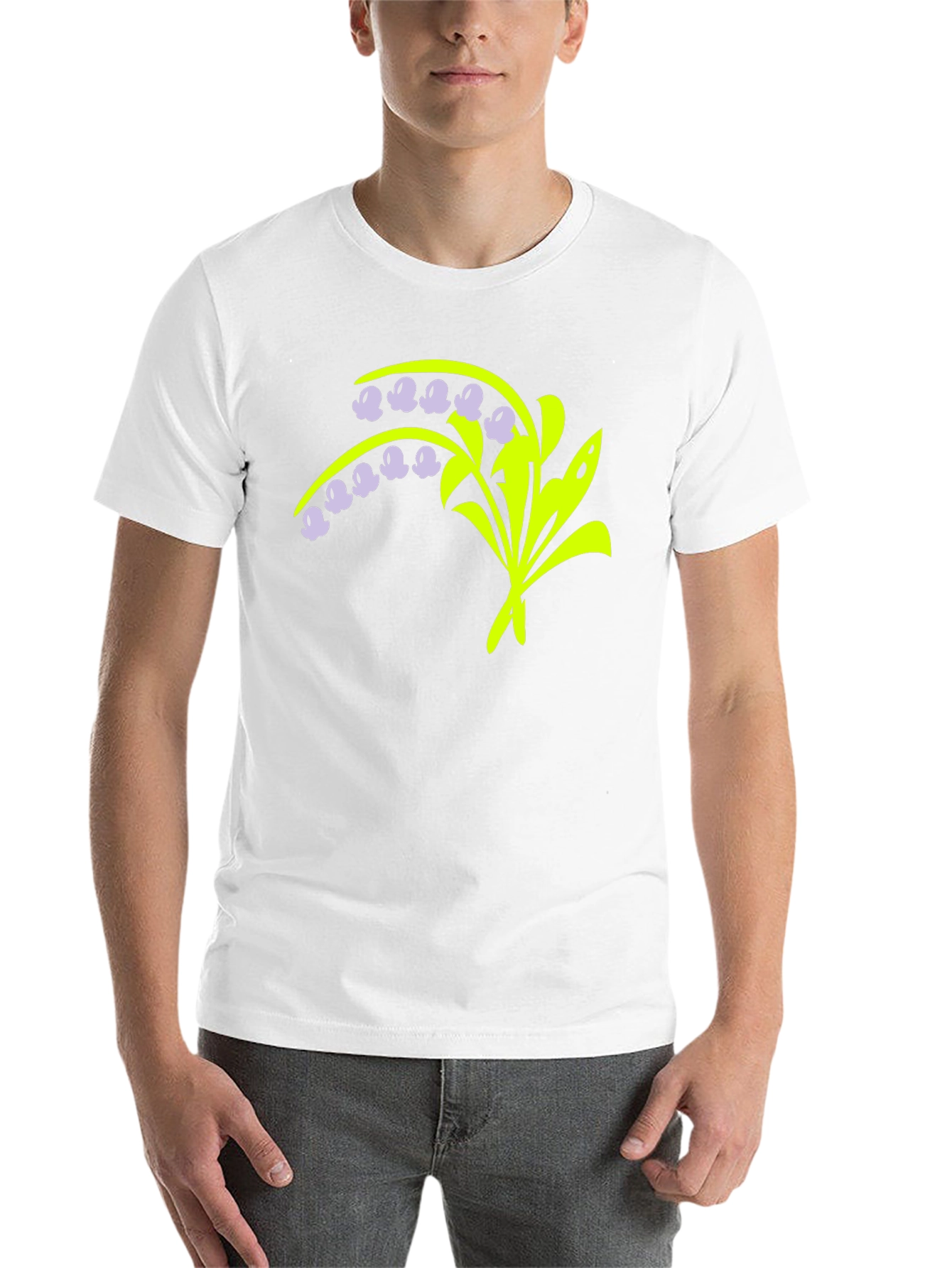 Black Lily of the Valley Graphic Tee view 14