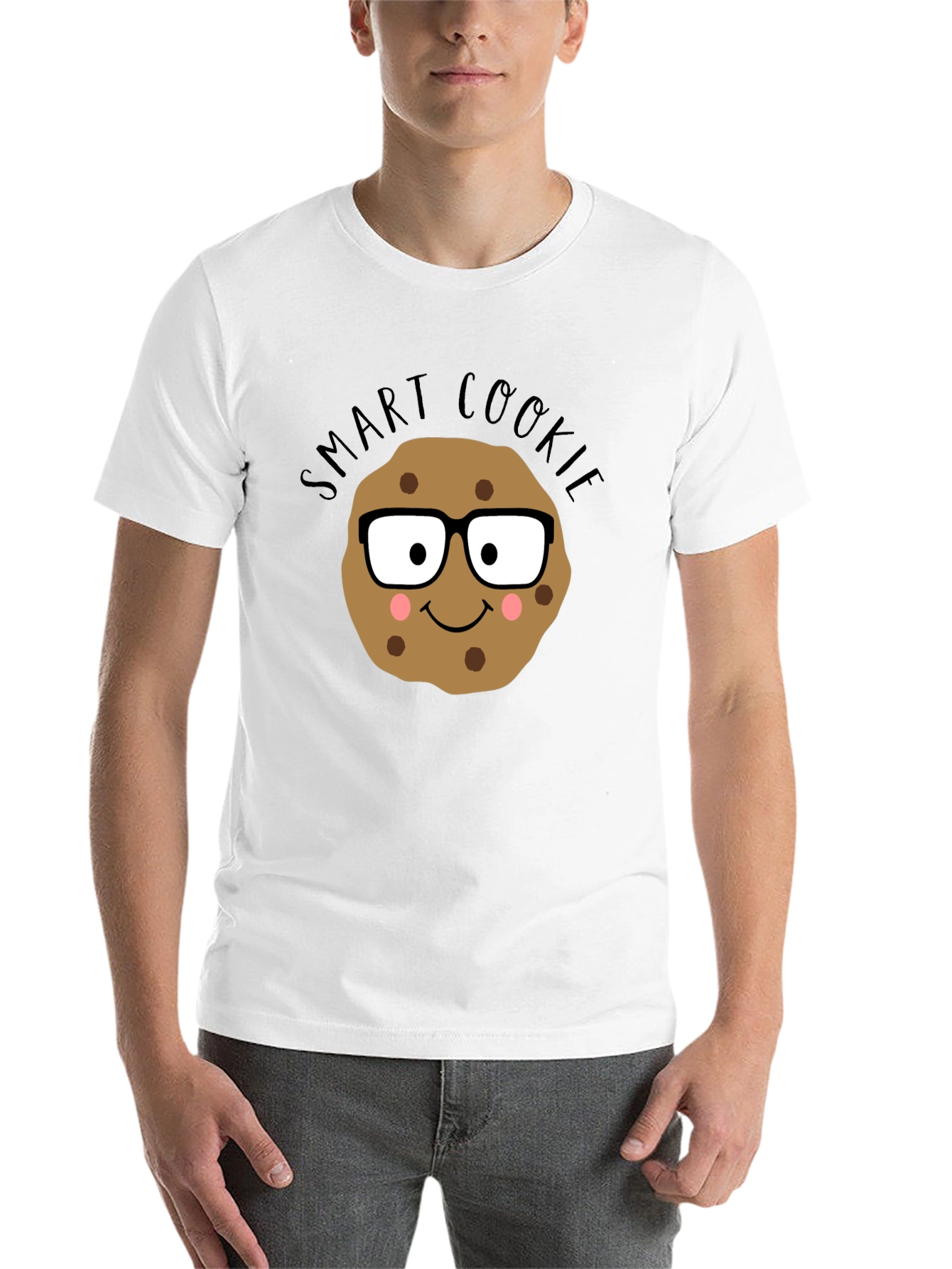 Black Smart Cookie T-Shirt: Funny Geeky Tee view 14