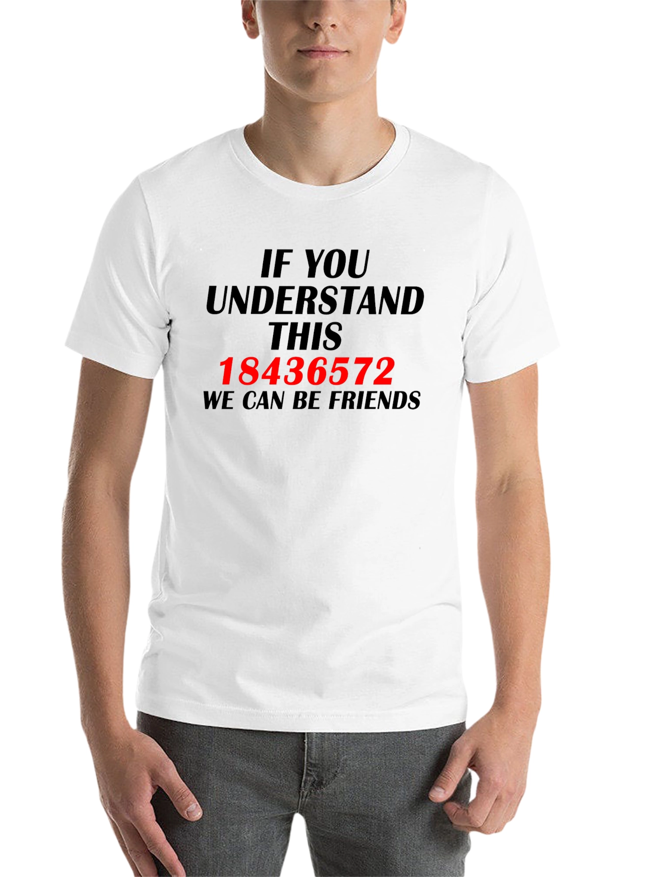 Black IF YOU UNDERSTAND THIS 18436572 T-Shirt view 14