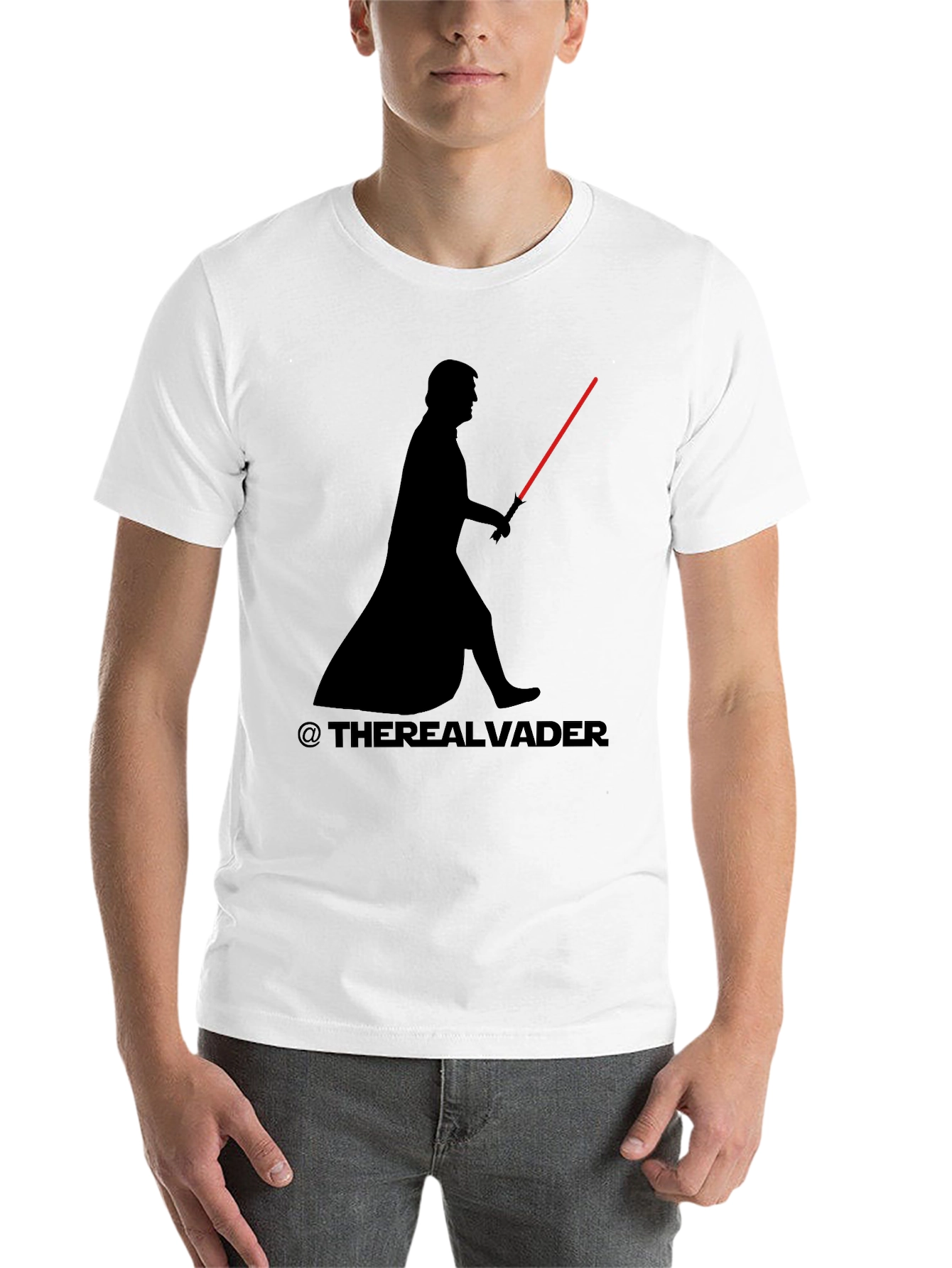 Black Trump Vader T-Shirt - The Real Vader Tee view 14