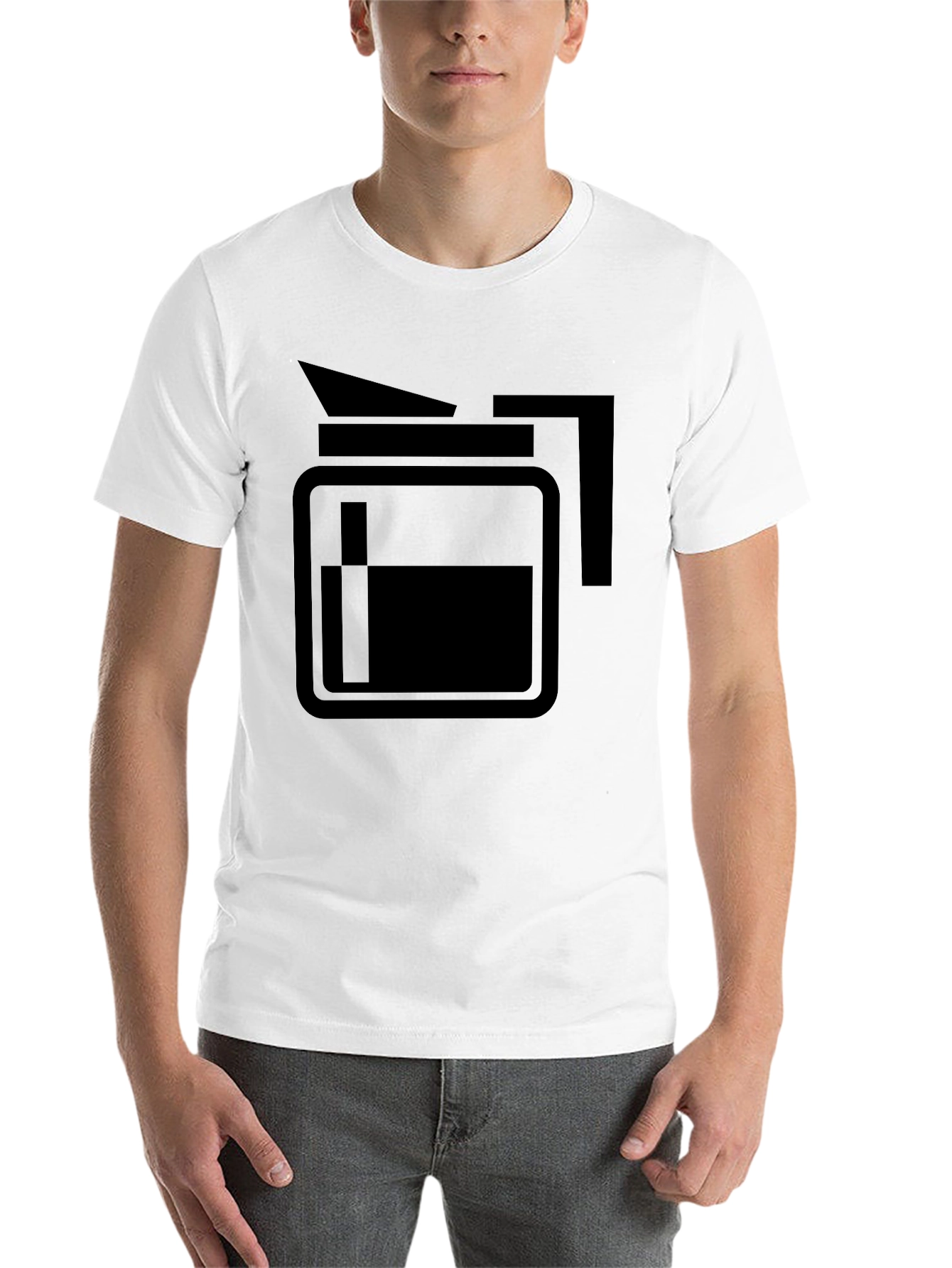 Black Coffee Lover Graphic Tee - Black Unisex T-Shirt view 14