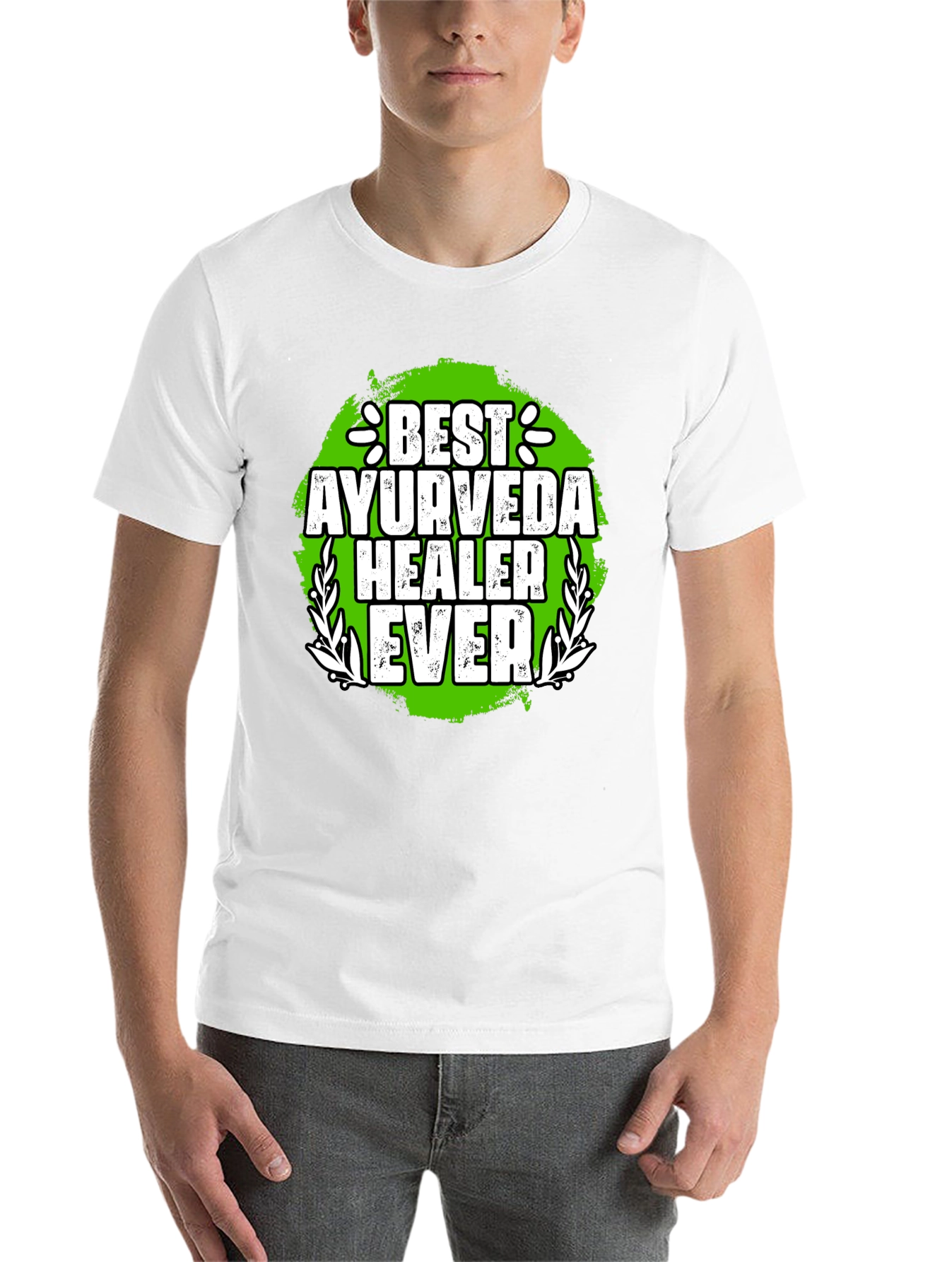 Black Best Ayurveda Healer Ever T-Shirt view 14