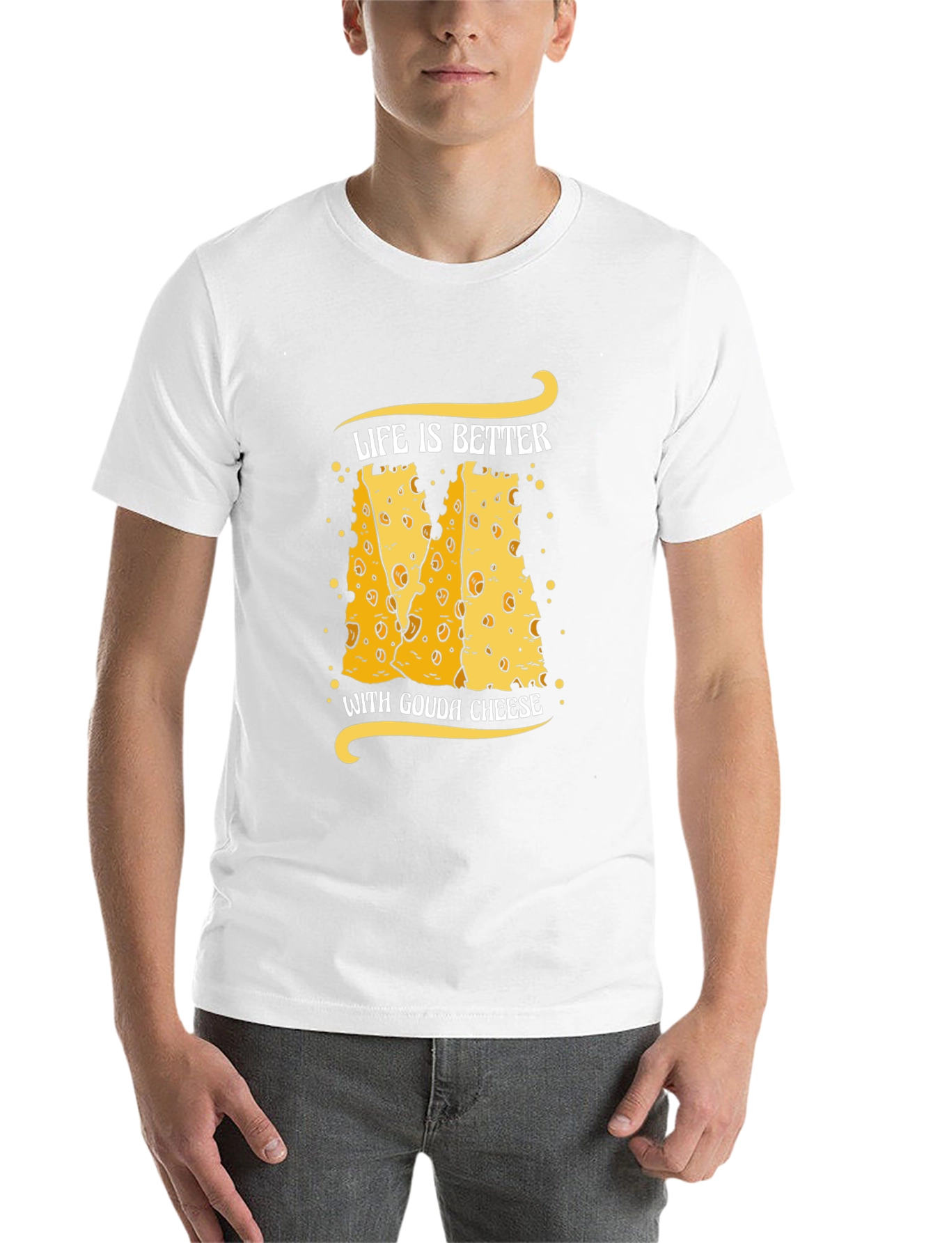 Gouda Cheese Lover T-Shirt Funny Food Tee - 14