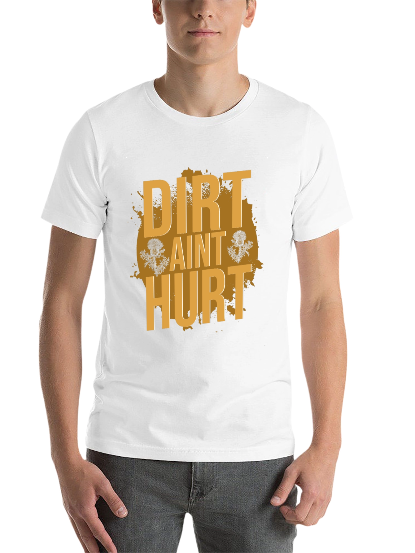 Black Dirt Ain't Hurt Black T-Shirt view 14