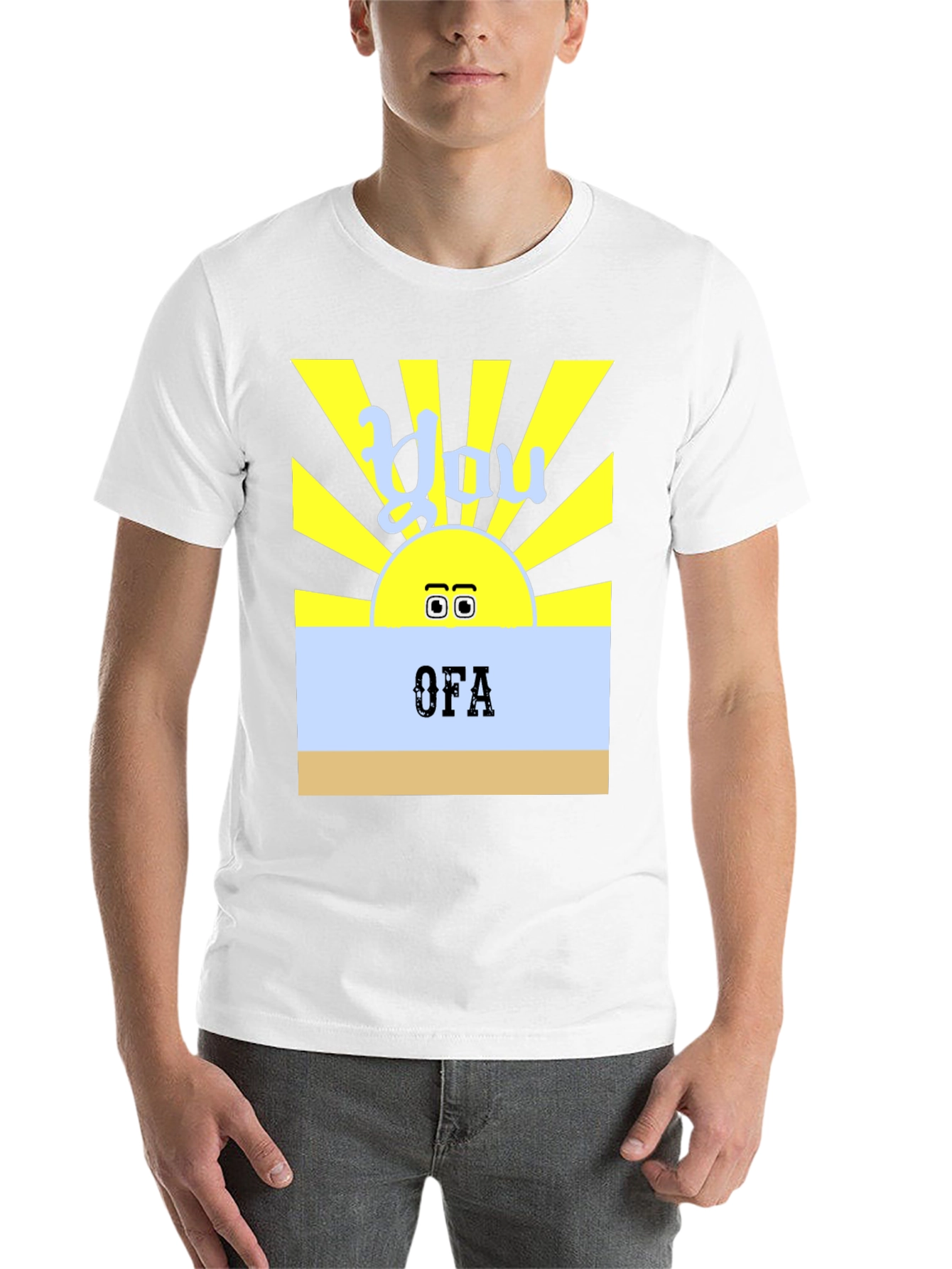 Black You OFA T-Shirt - Funny Sun Design view 14