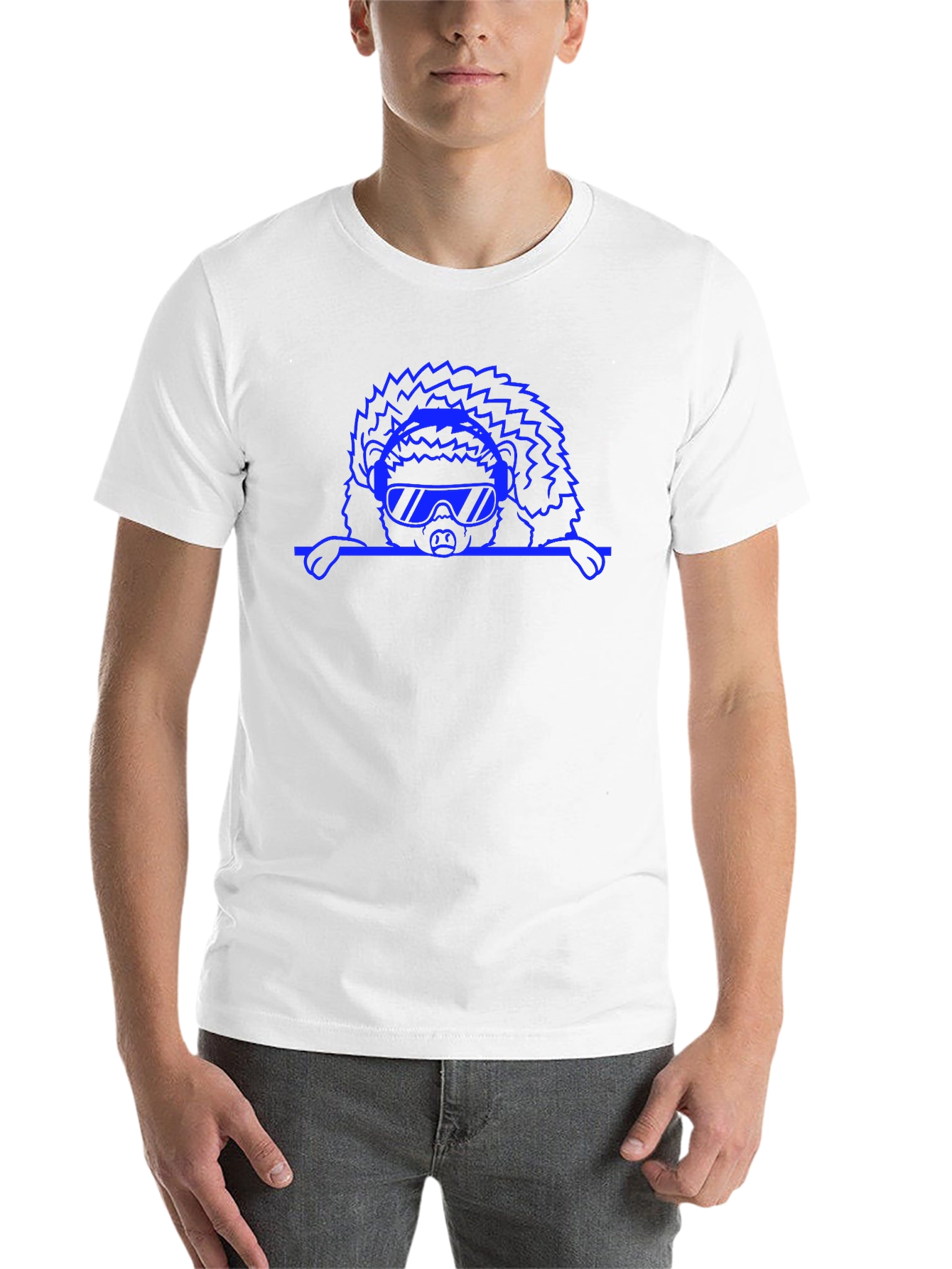 Black Cool Hedgehog Graphic T-Shirt view 14