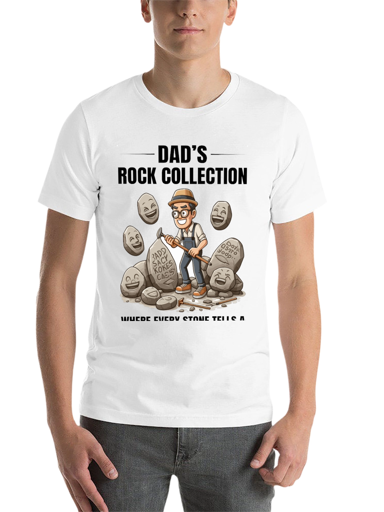 Black Dad's Rock Collection Graphic Tee view 14